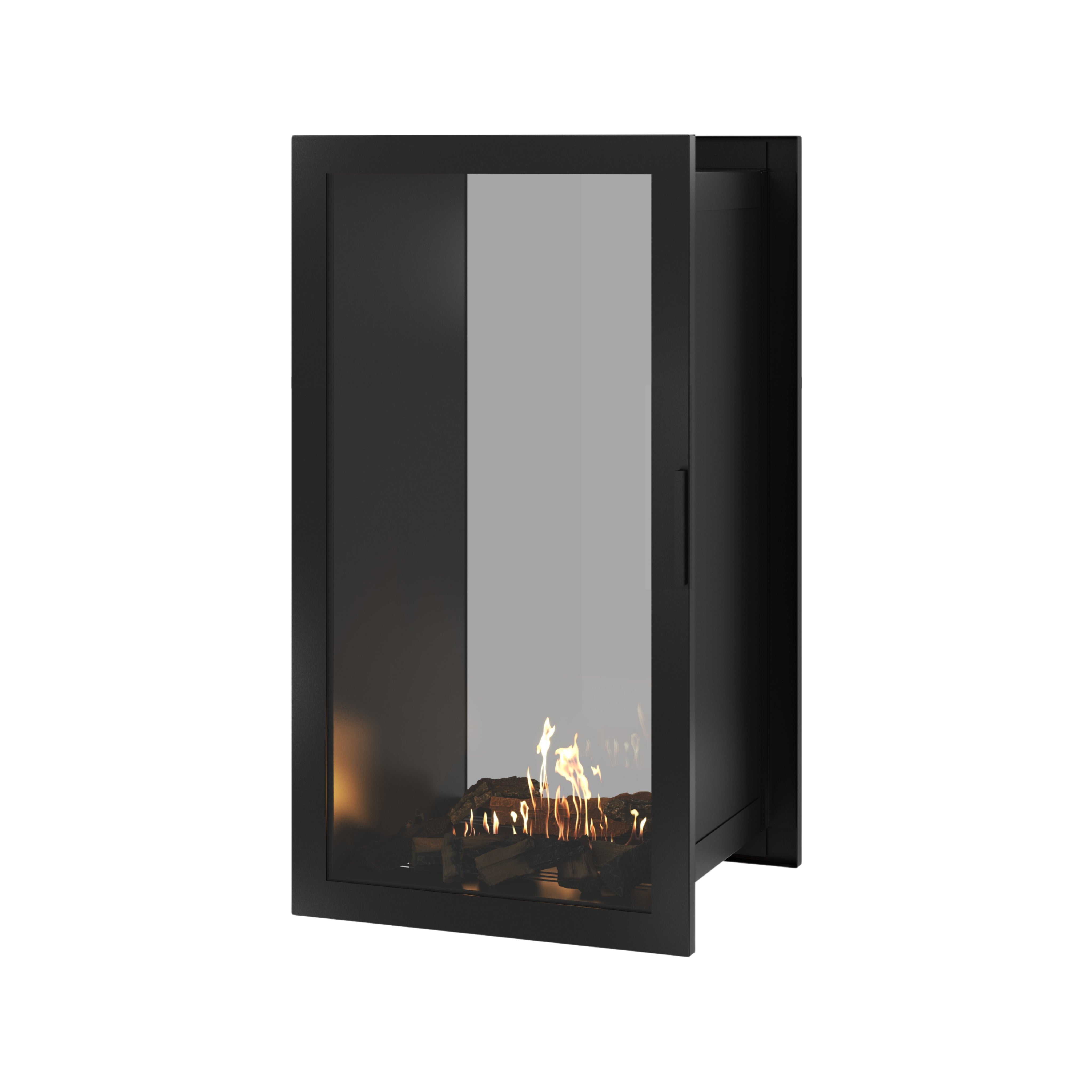 Fame Vertical Doorkijkhaard Met Volle Glas 60 x 120 cm