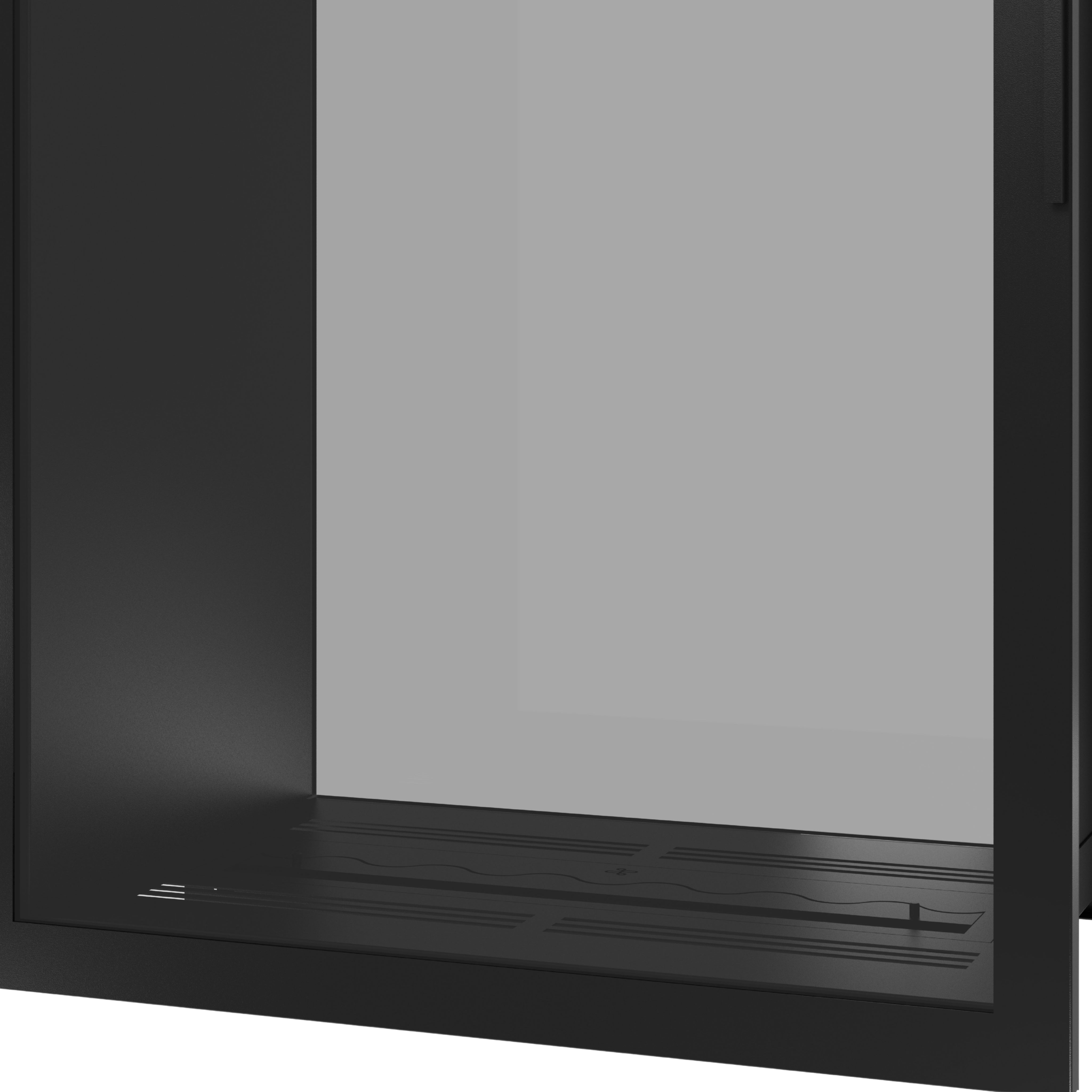 Fame Vertical Doorkijkhaard Met Volle Glas 90 x 120 cm