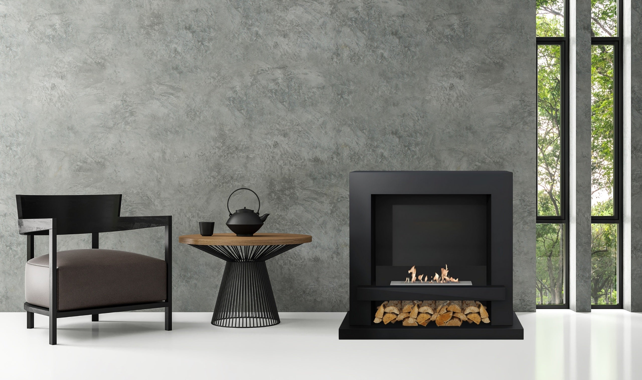 Feel Bio Ethanol Vrijstaand Haard 100 cm