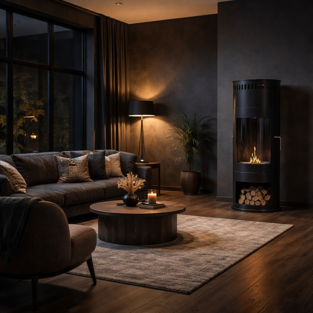 Habe Bio Ethanol Vrijstaande Kachelhaard H113 cm