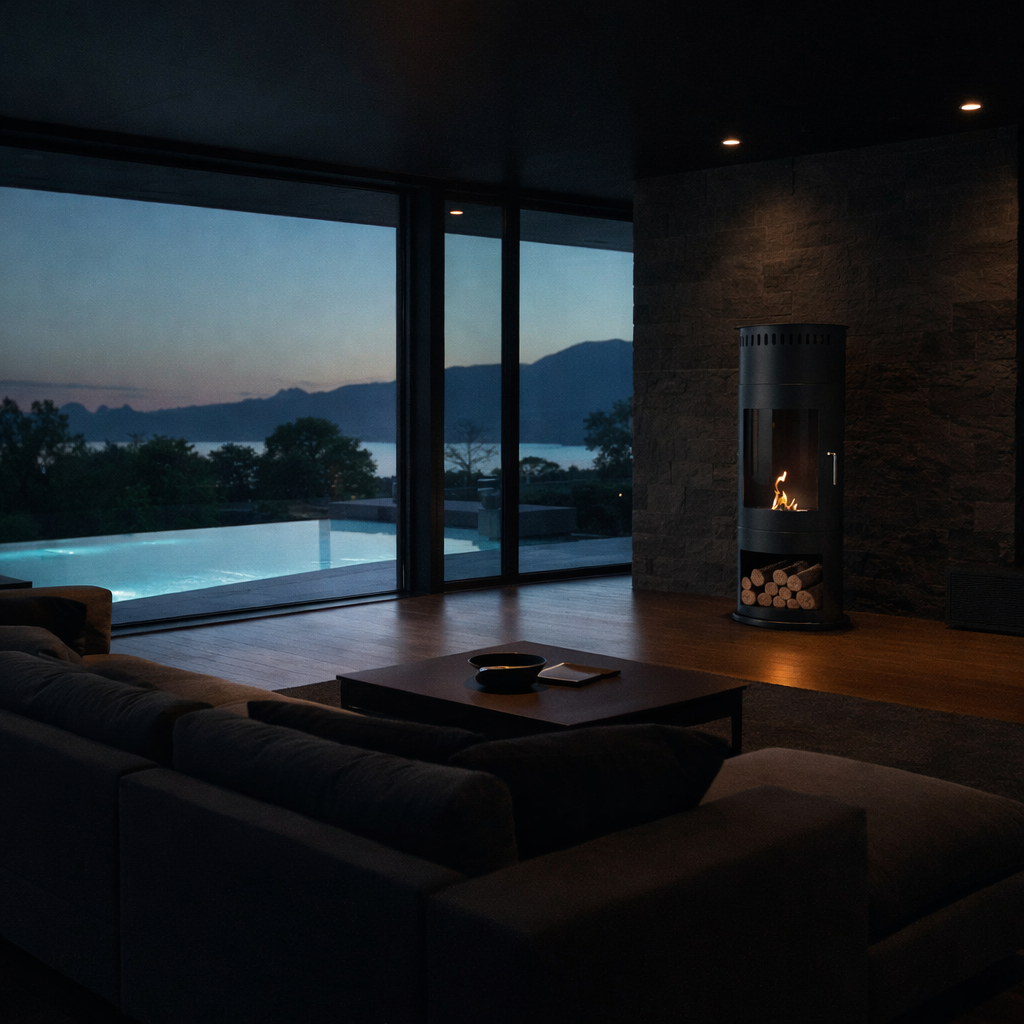 Habe Bio Ethanol Vrijstaande Kachelhaard H113 cm