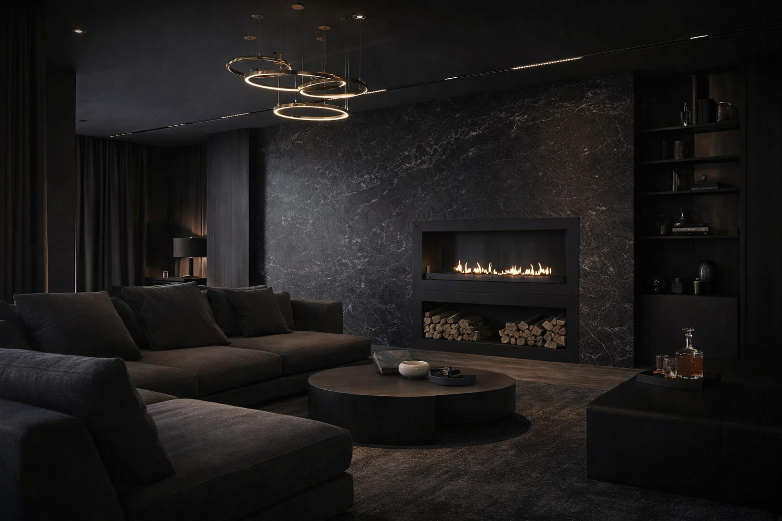 Home Roomdivider Doorkijkhaard 120 cm