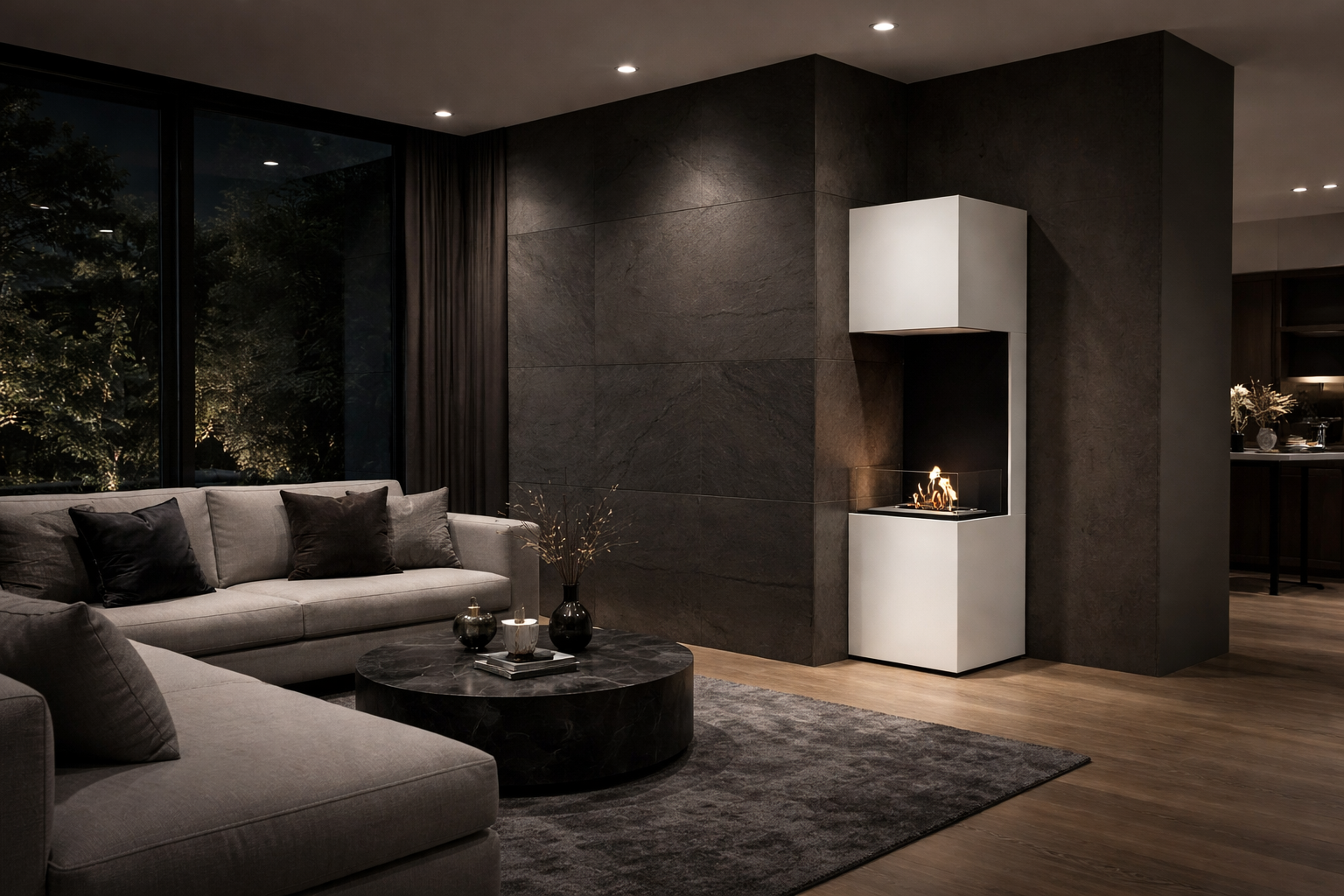 Labo Bio Ethanol Vrijstaand Kachel H150 cm