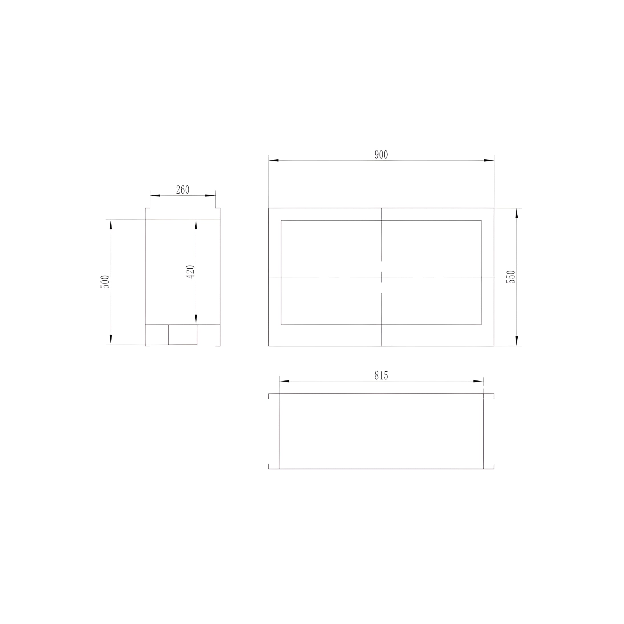 Laz Bio-Ethanol Doorkijkhaard 90 cm