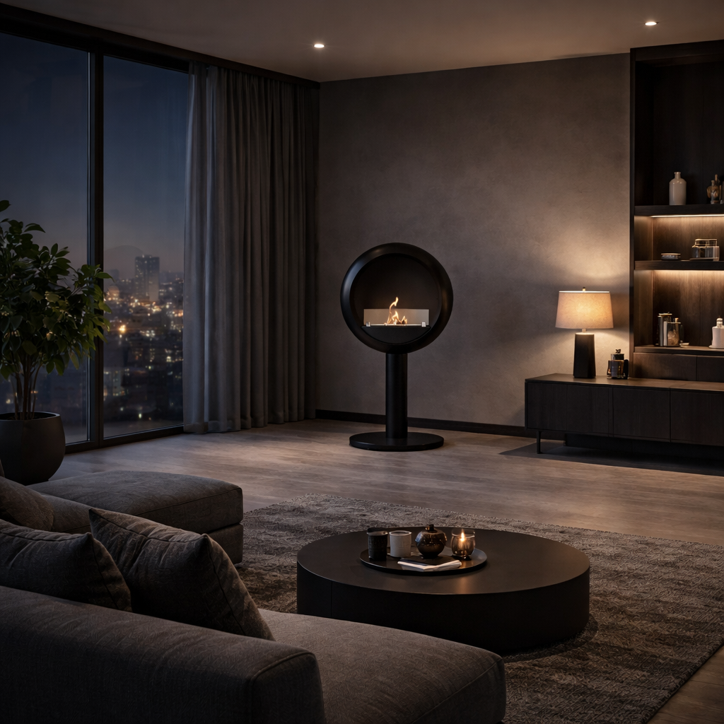 Lunan Bio Ethanol Vrijstaand Haard D60 cm