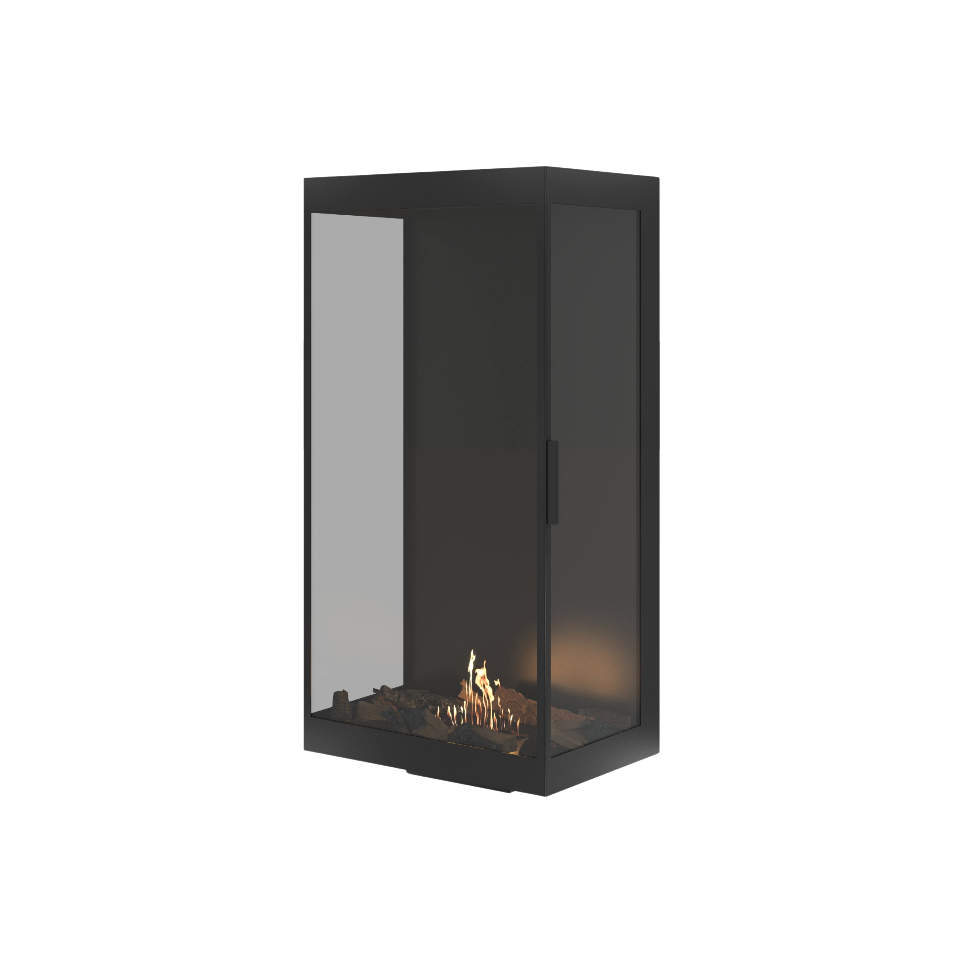 Made Driezijdig Vertical Roomdivider Volle Glas 60 x 100 cm
