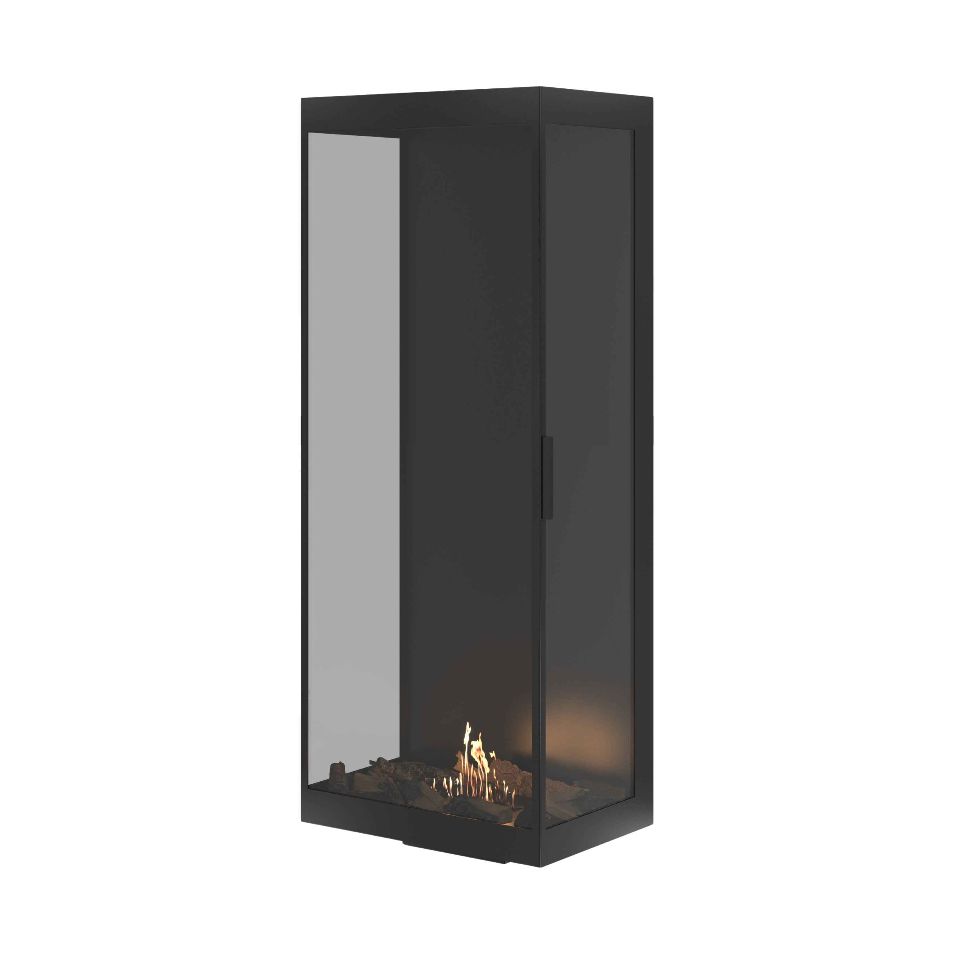 Made Driezijdig Vertical Roomdivider Volle Glas 60 x 160 cm