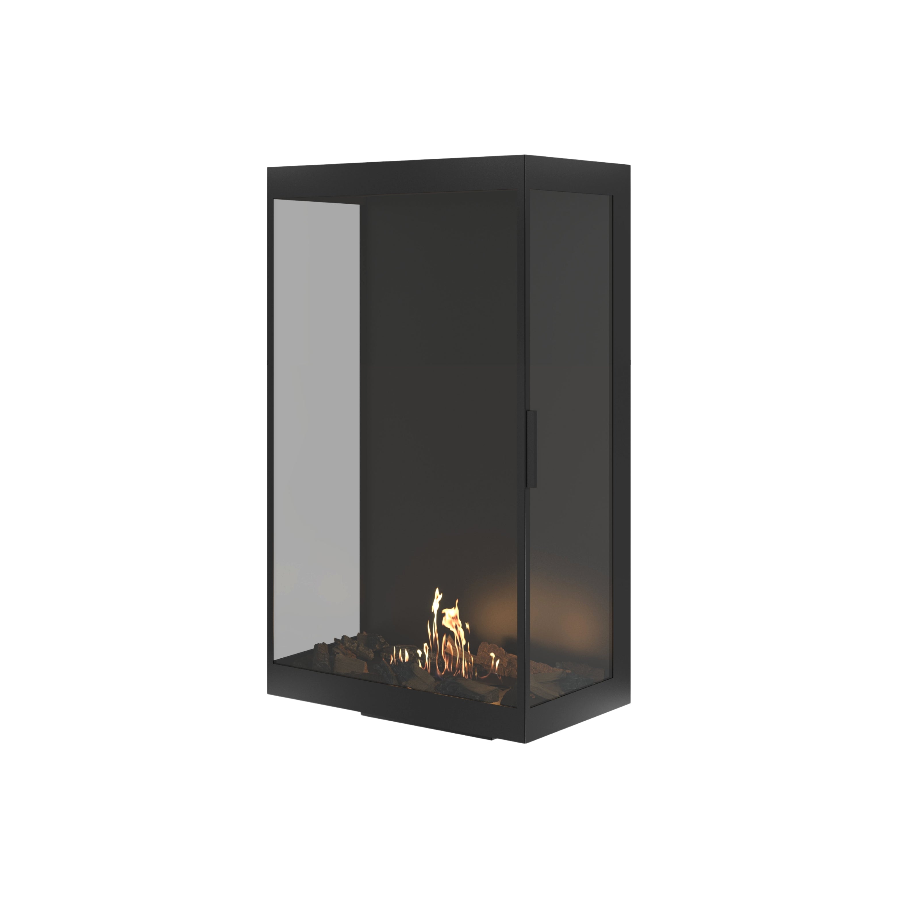 Made Driezijdig Vertical Roomdivider Volle Glas 70 x 100 cm