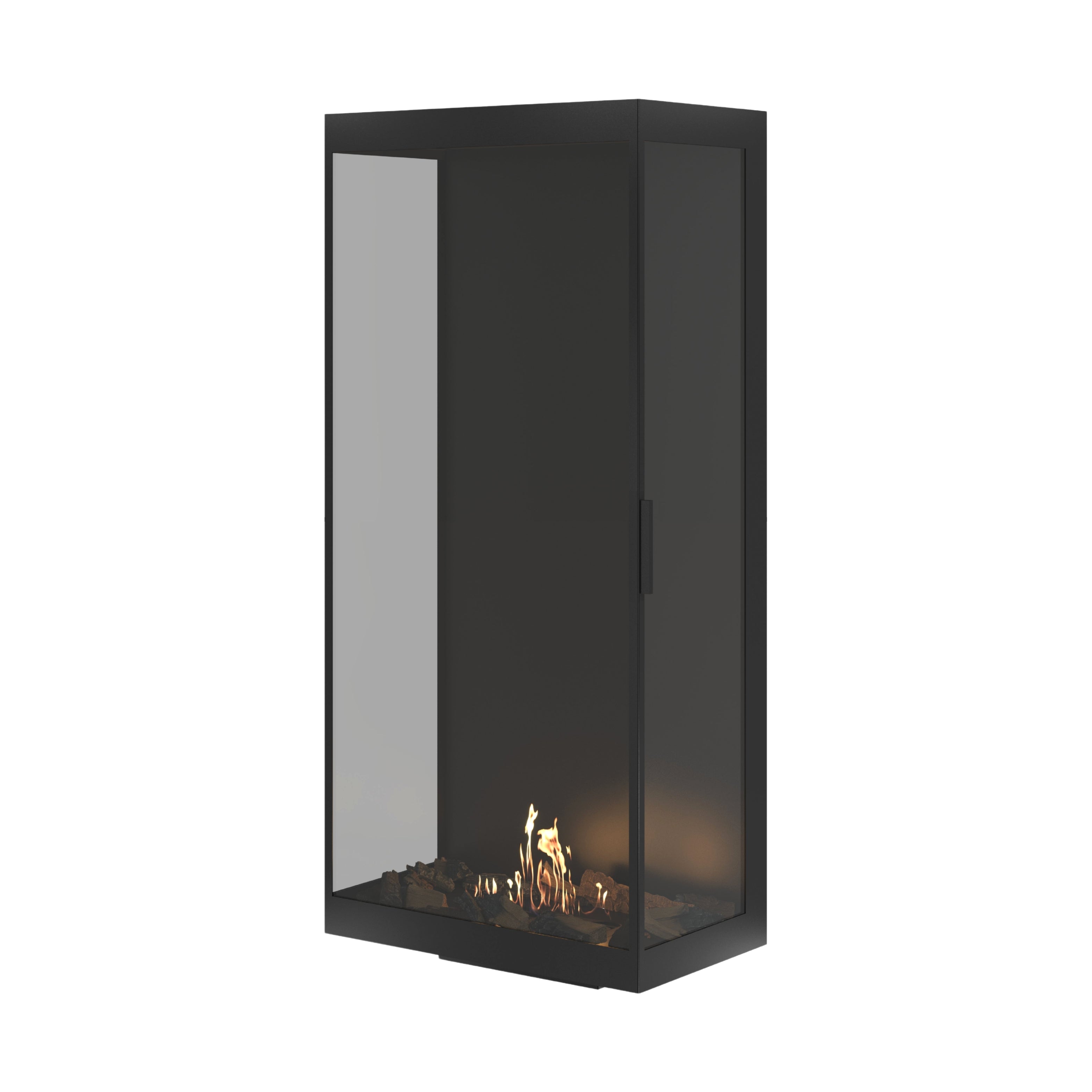 Made Driezijdig Vertical Roomdivider Volle Glas 70 x 160 cm