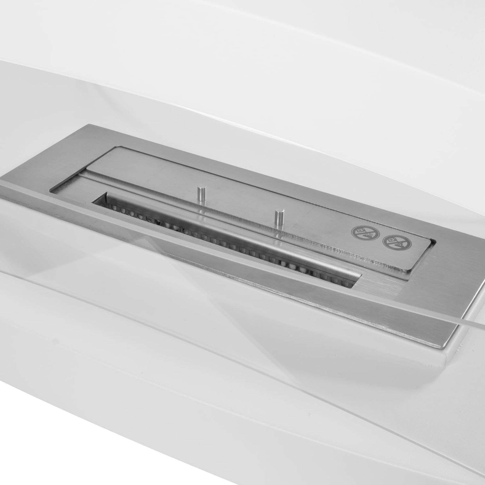 Malema Wit Bio Ethanol Plafondhaard 112 cm