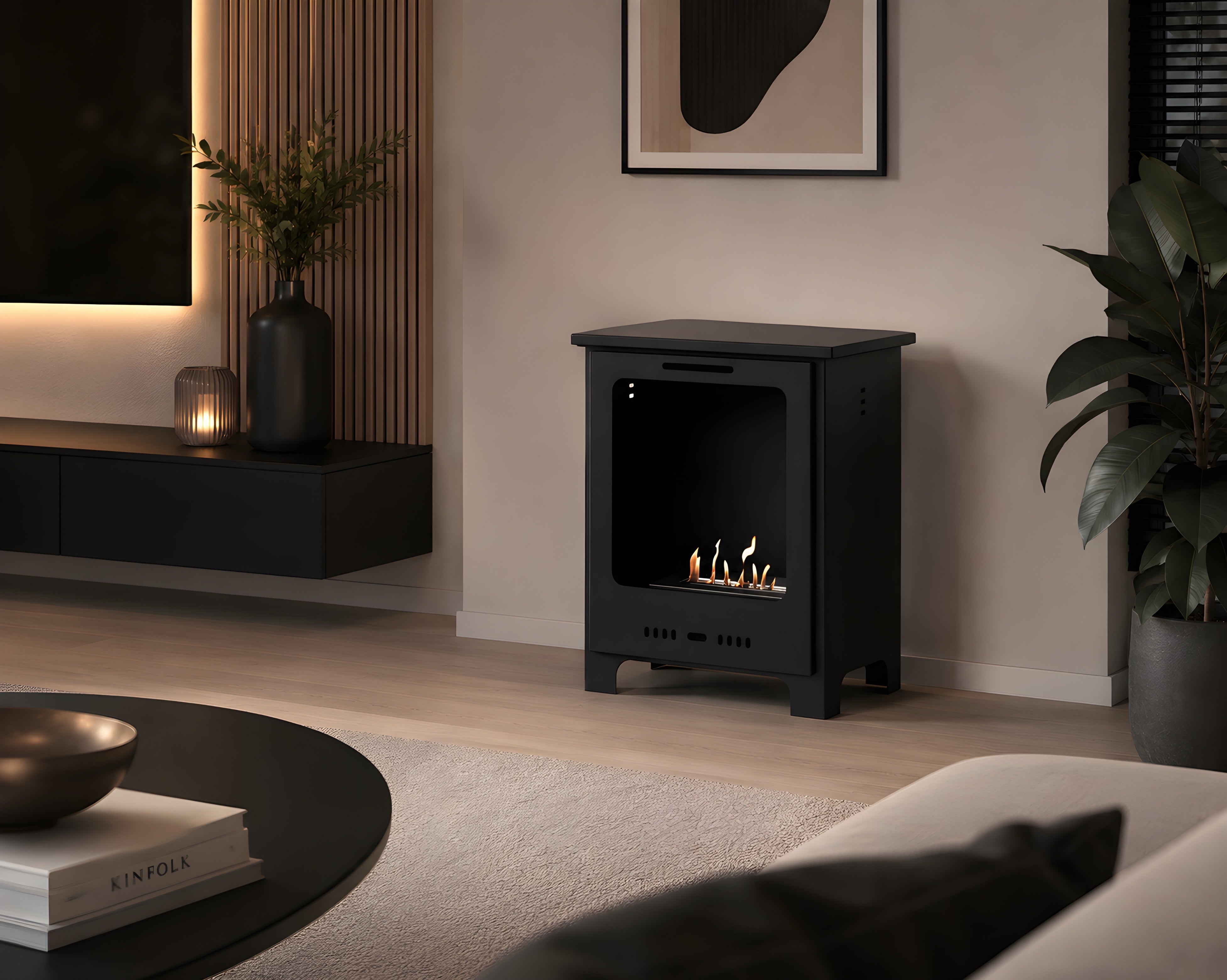 Mamo Bio-Ethanol Freestanding Stove Fireplace