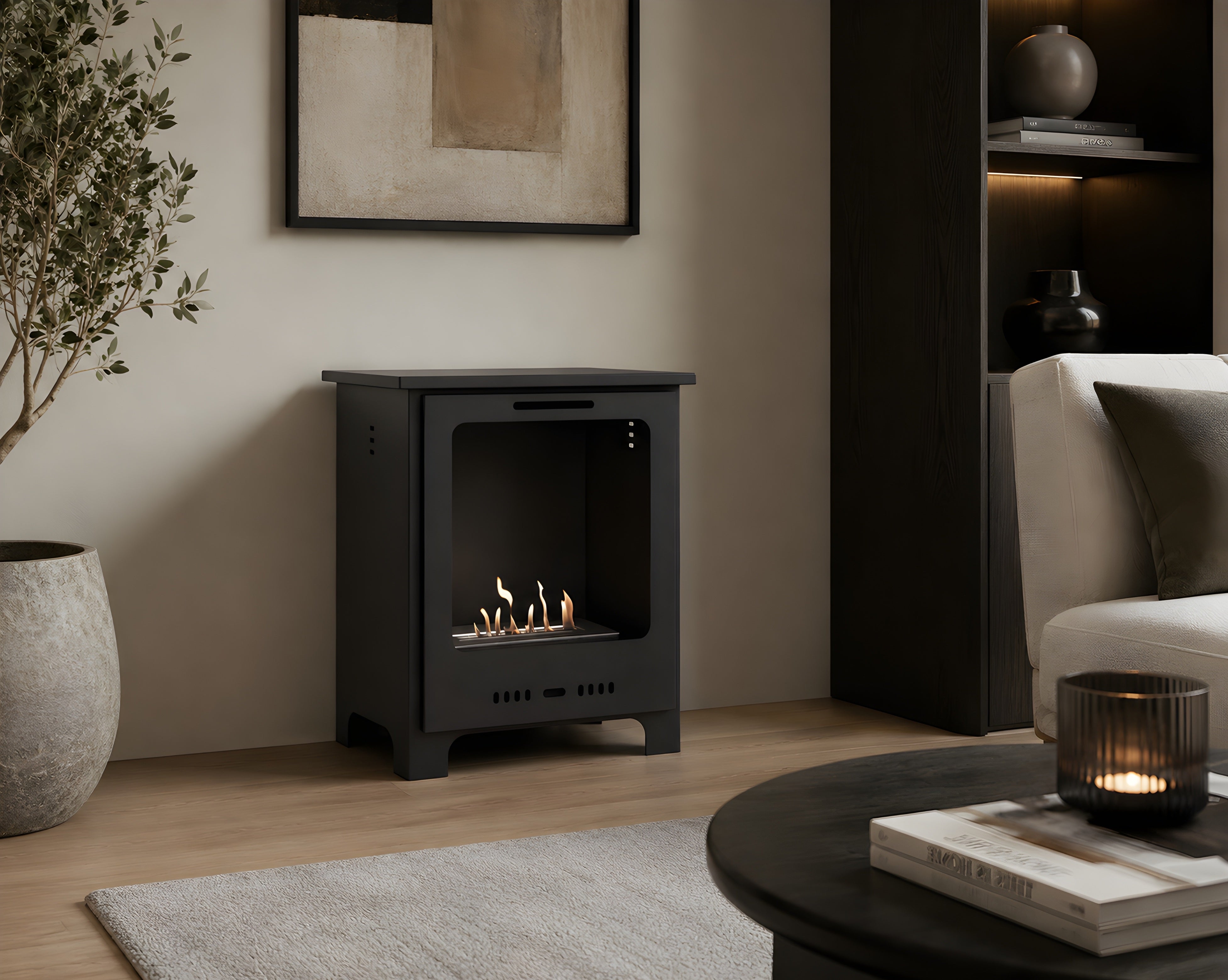 Mamo Bio-Ethanol Freestanding Stove Fireplace