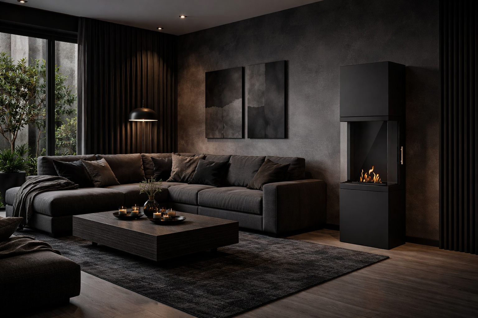 Mavellino Bio Ethanol Vrijstaand Kachelhaard H140 cm