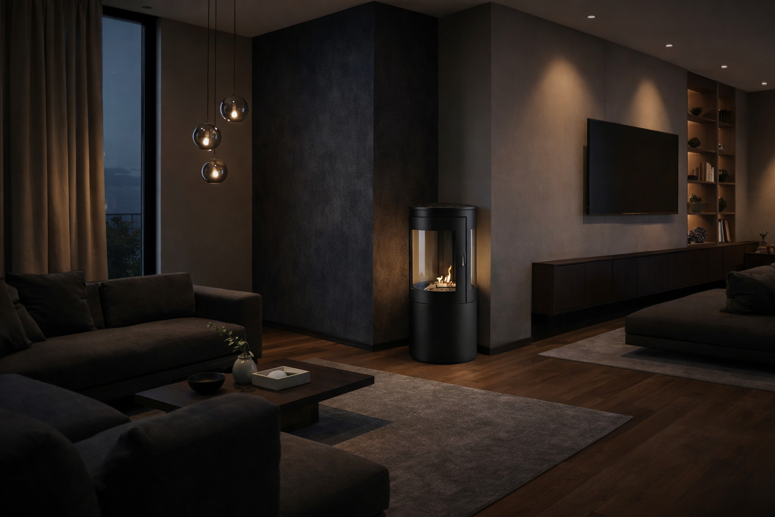 Nordkapp Bio Ethanol Kachel H96 cm