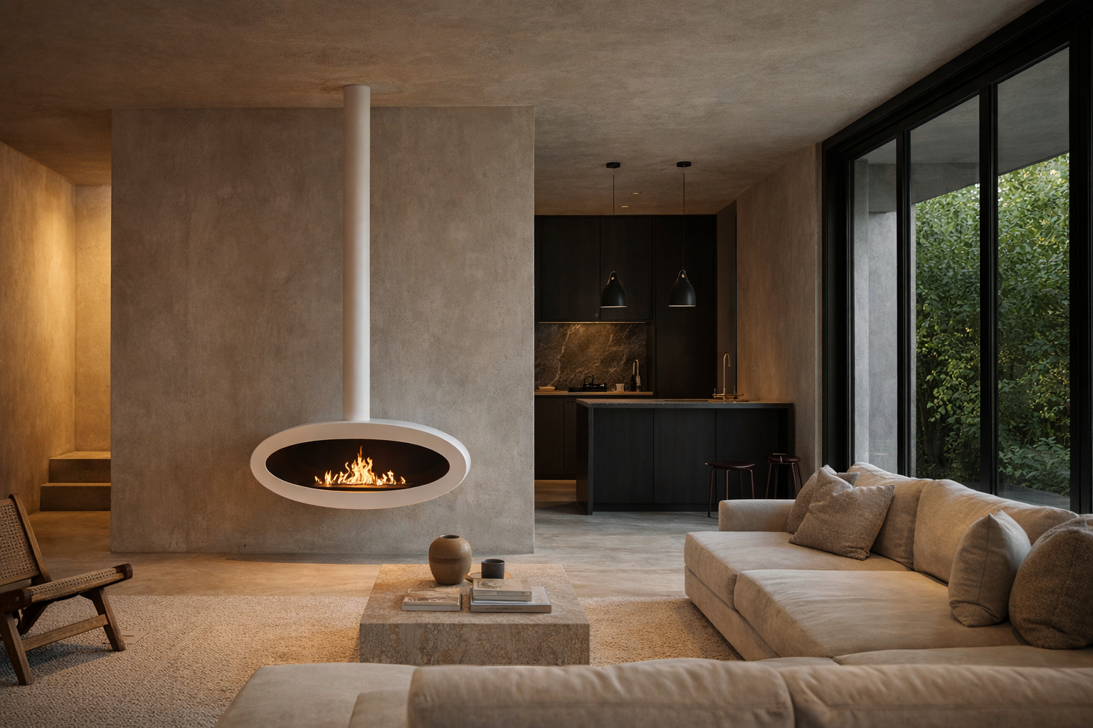 Ova Tube Wit Plafondhaard 100 cm