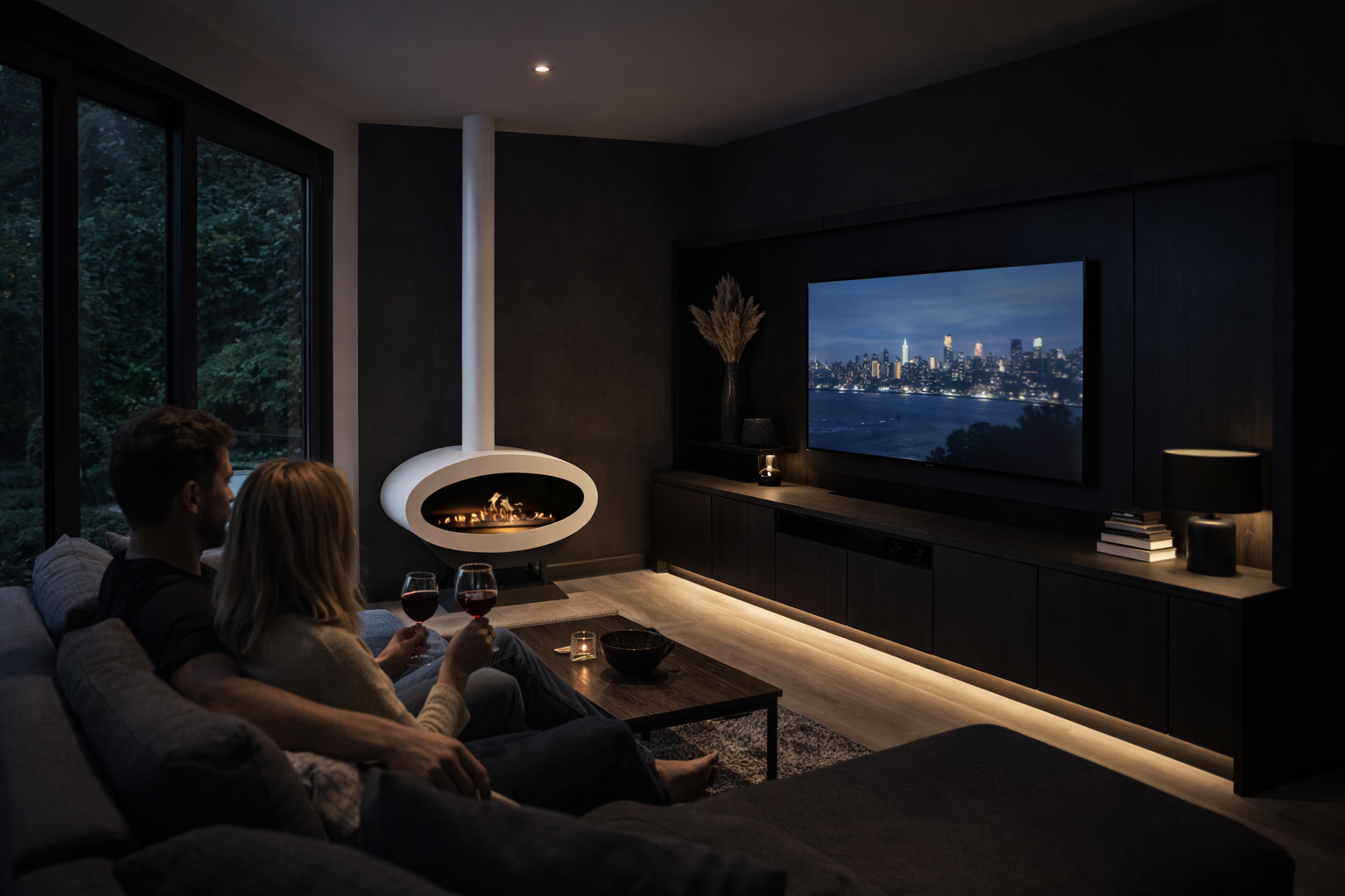 Ova Tube Wit Plafondhaard 80 cm