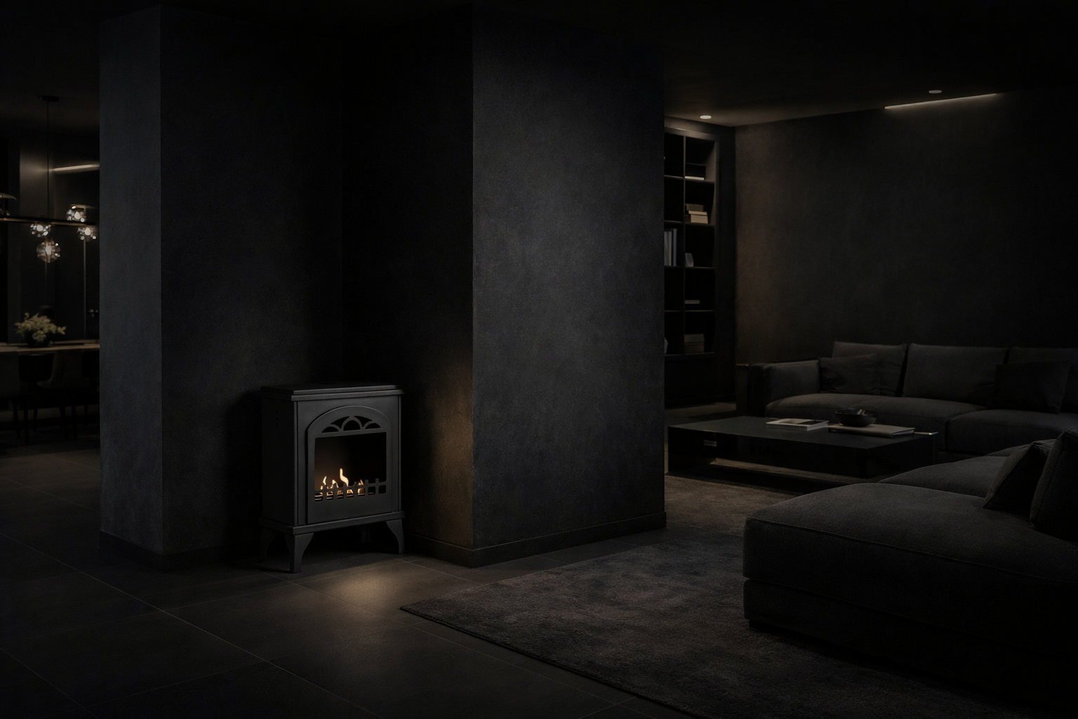 Pollo Bio-ethanol freestanding stove H54 cm