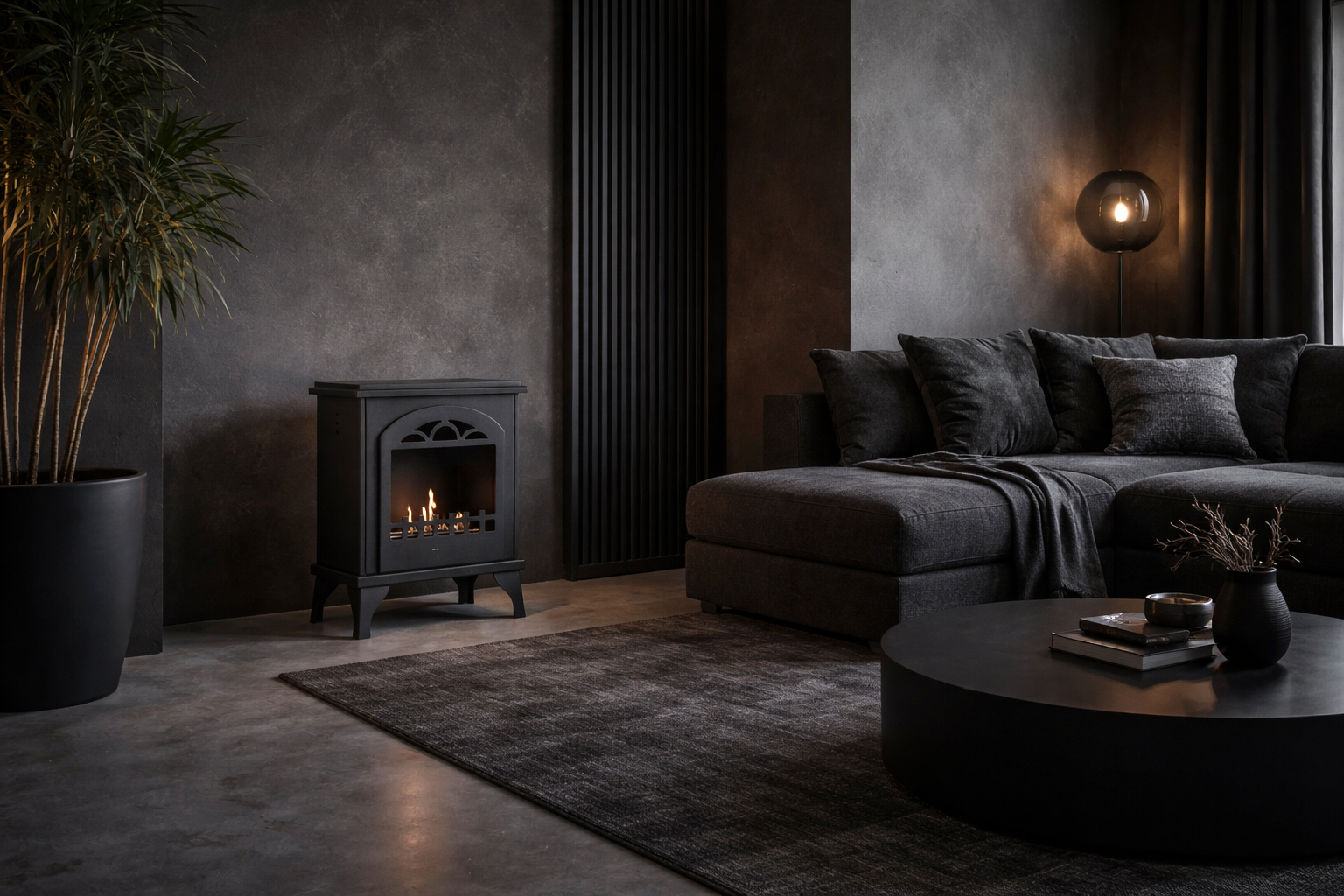 Pollo Bio-ethanol freestanding stove H54 cm