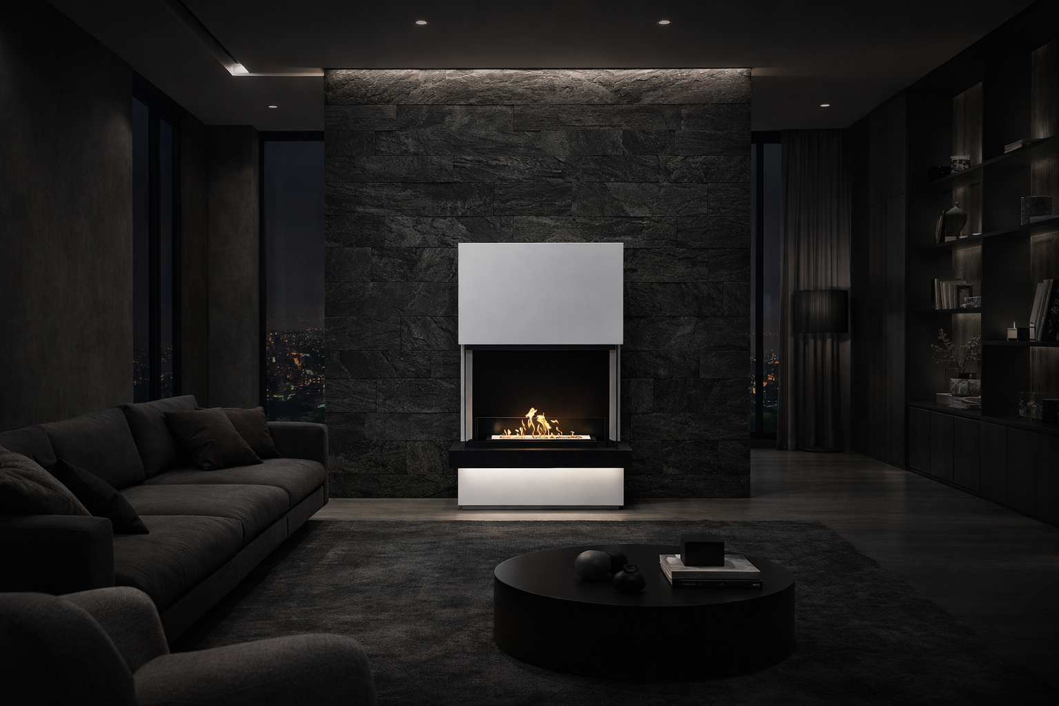 Riman Bio Ethanol Vrijstaand Haard H144 cm