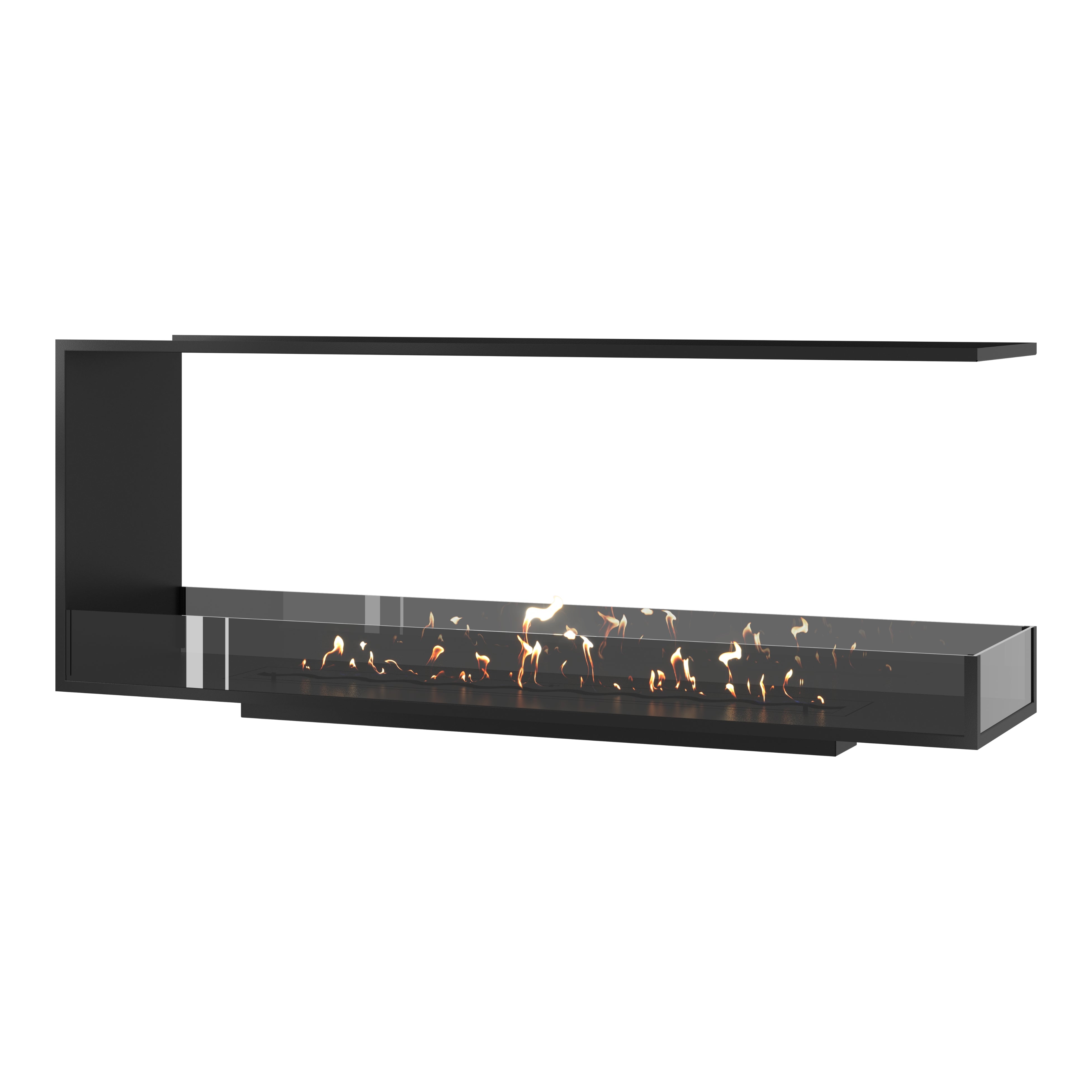 Saint U Vorm Driezijdig Inbouwhaard 160 cm