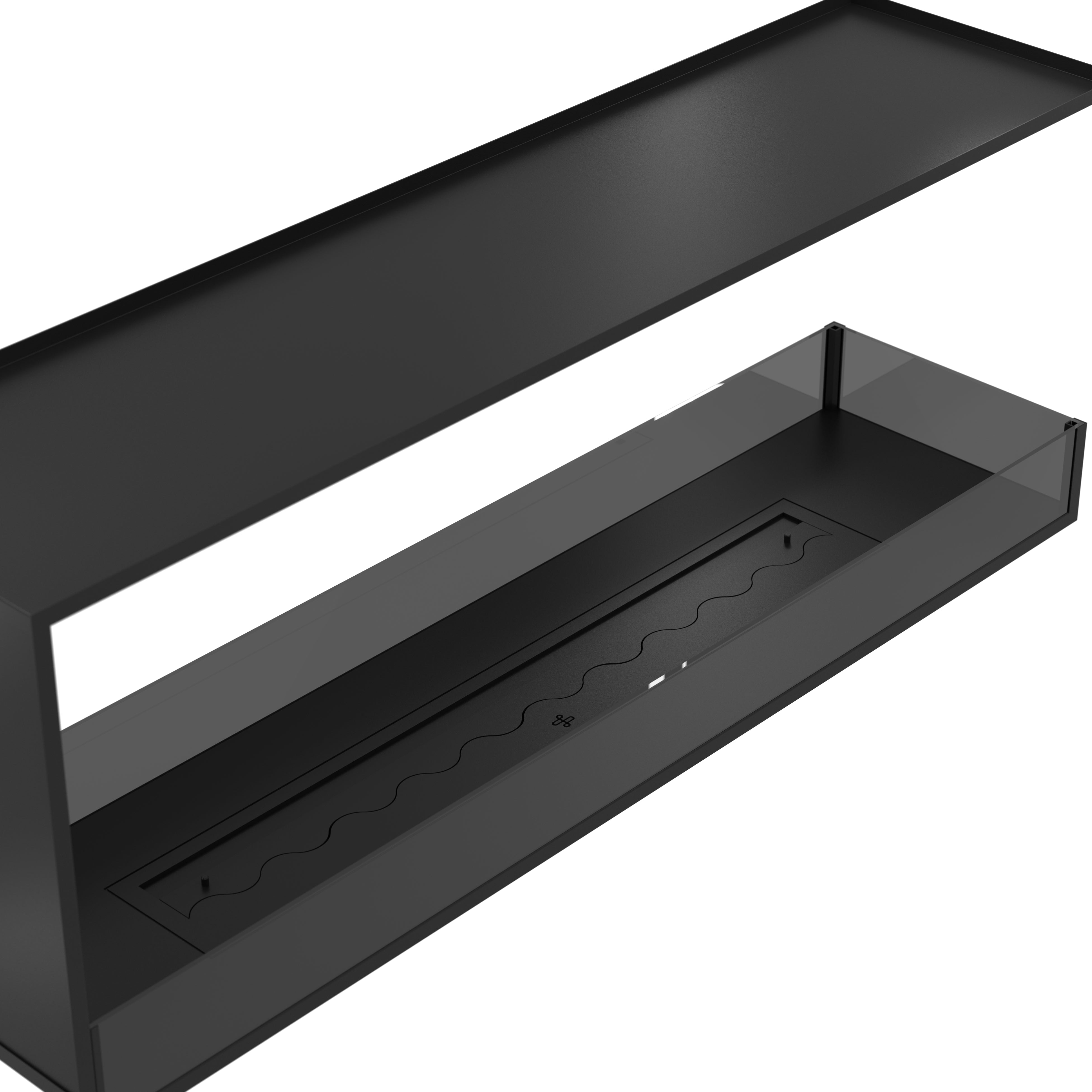 Saint U Vorm Driezijdig Inbouwhaard 170 cm