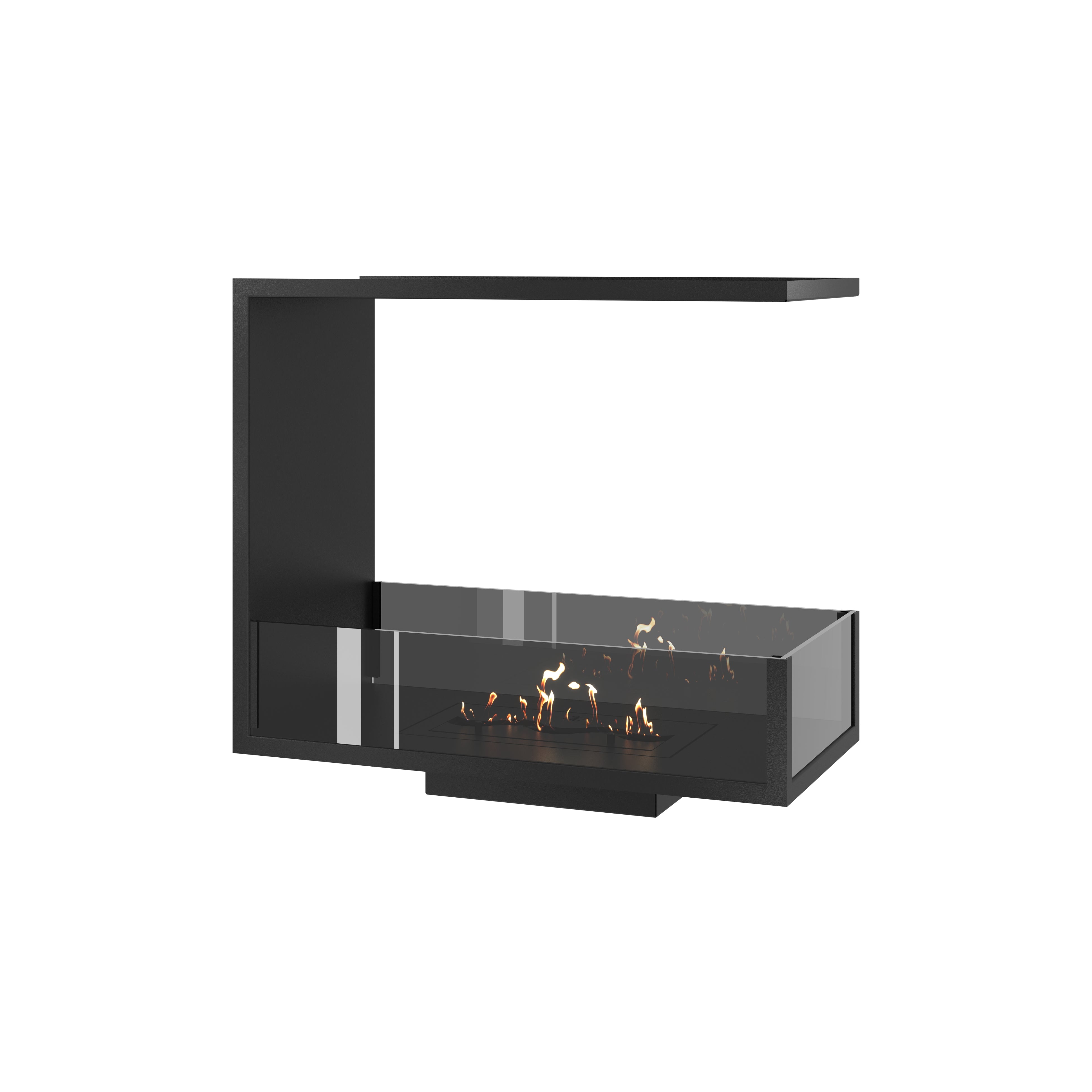 Saint U Vorm Driezijdig Inbouwhaard 60 cm