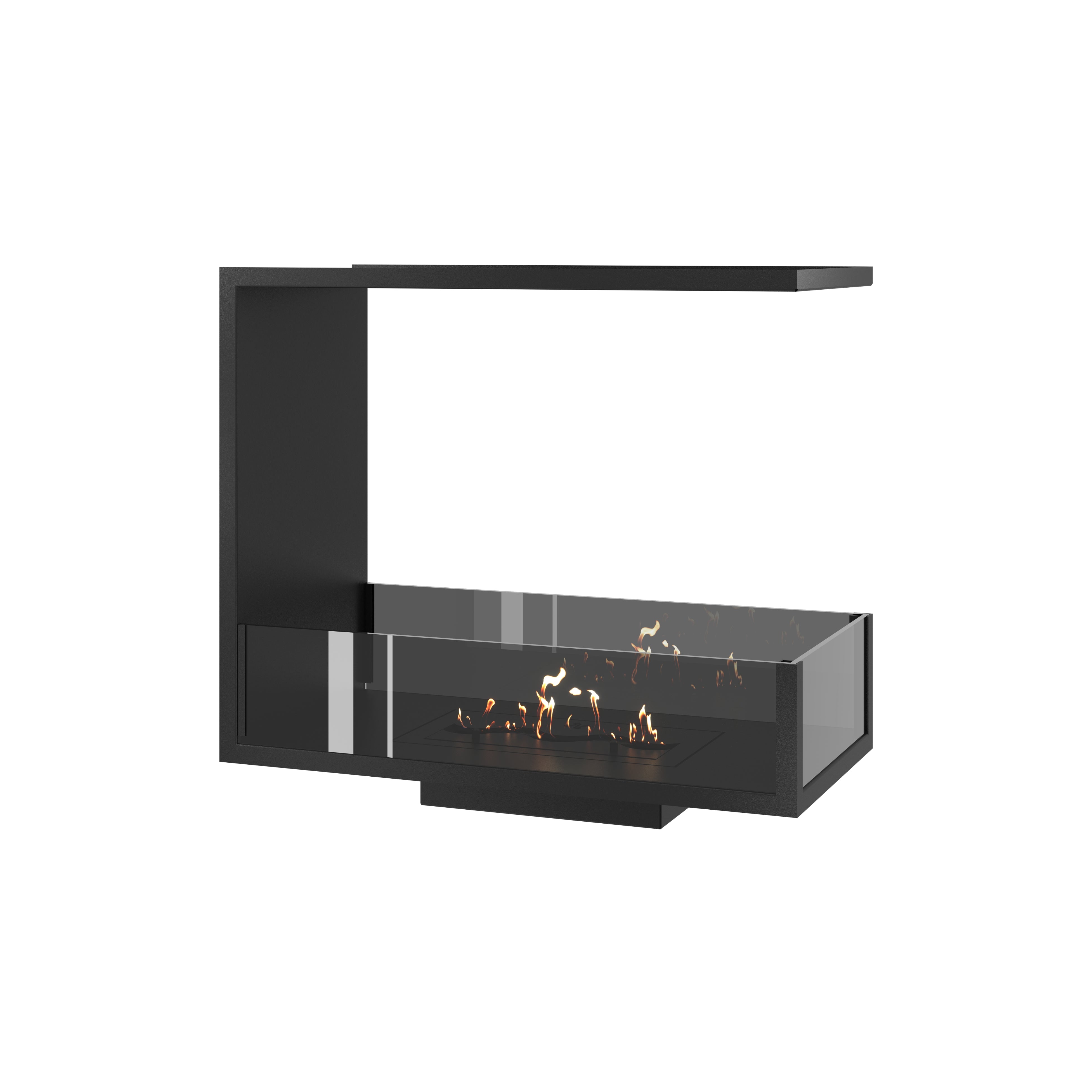 Saint U Vorm Driezijdig Inbouwhaard 70 cm