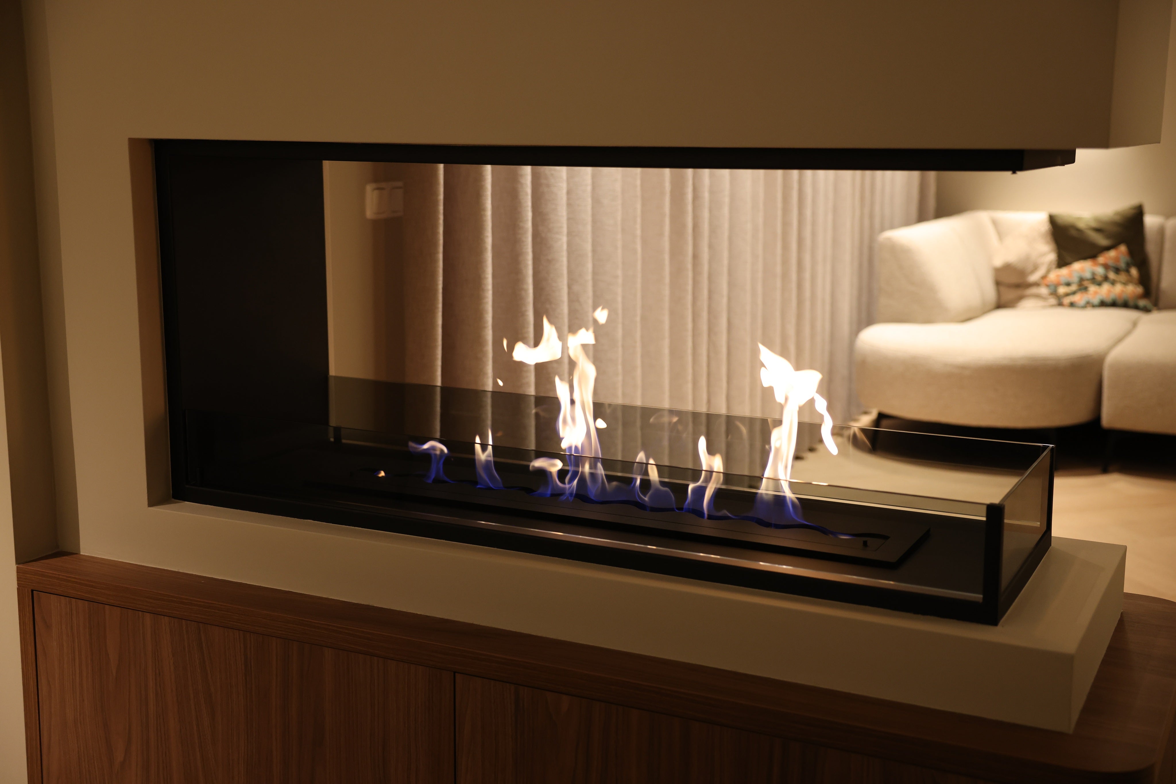 Saint U Vorm Driezijdig Inbouwhaard 70 cm