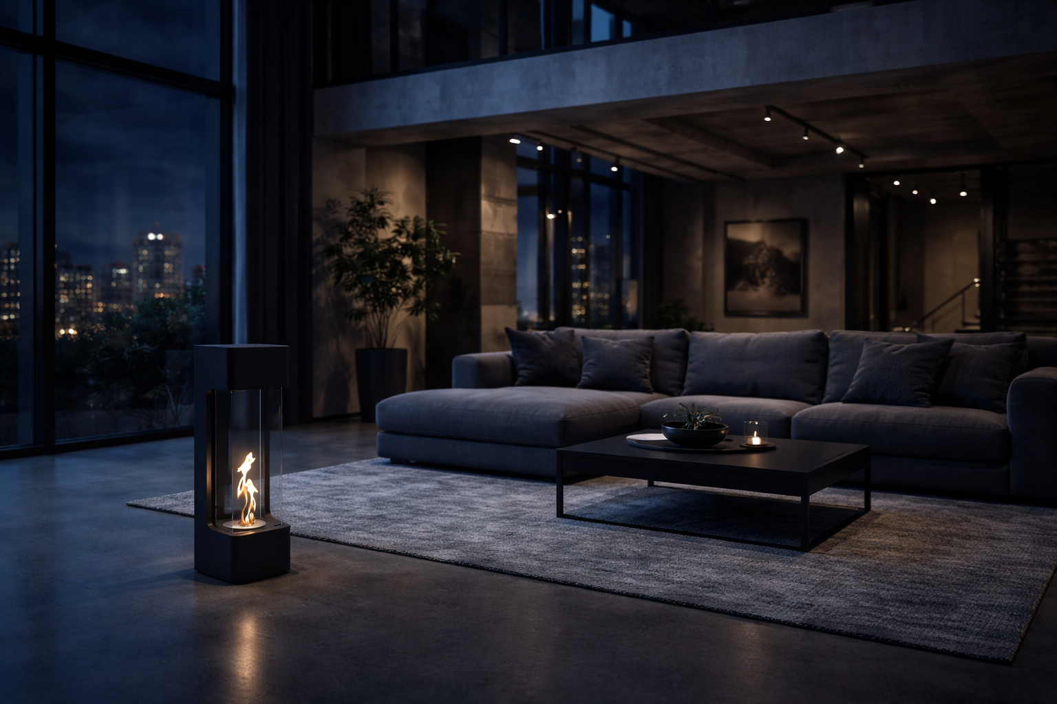 Sario Vertical Vrijstaand Haard H80 cm