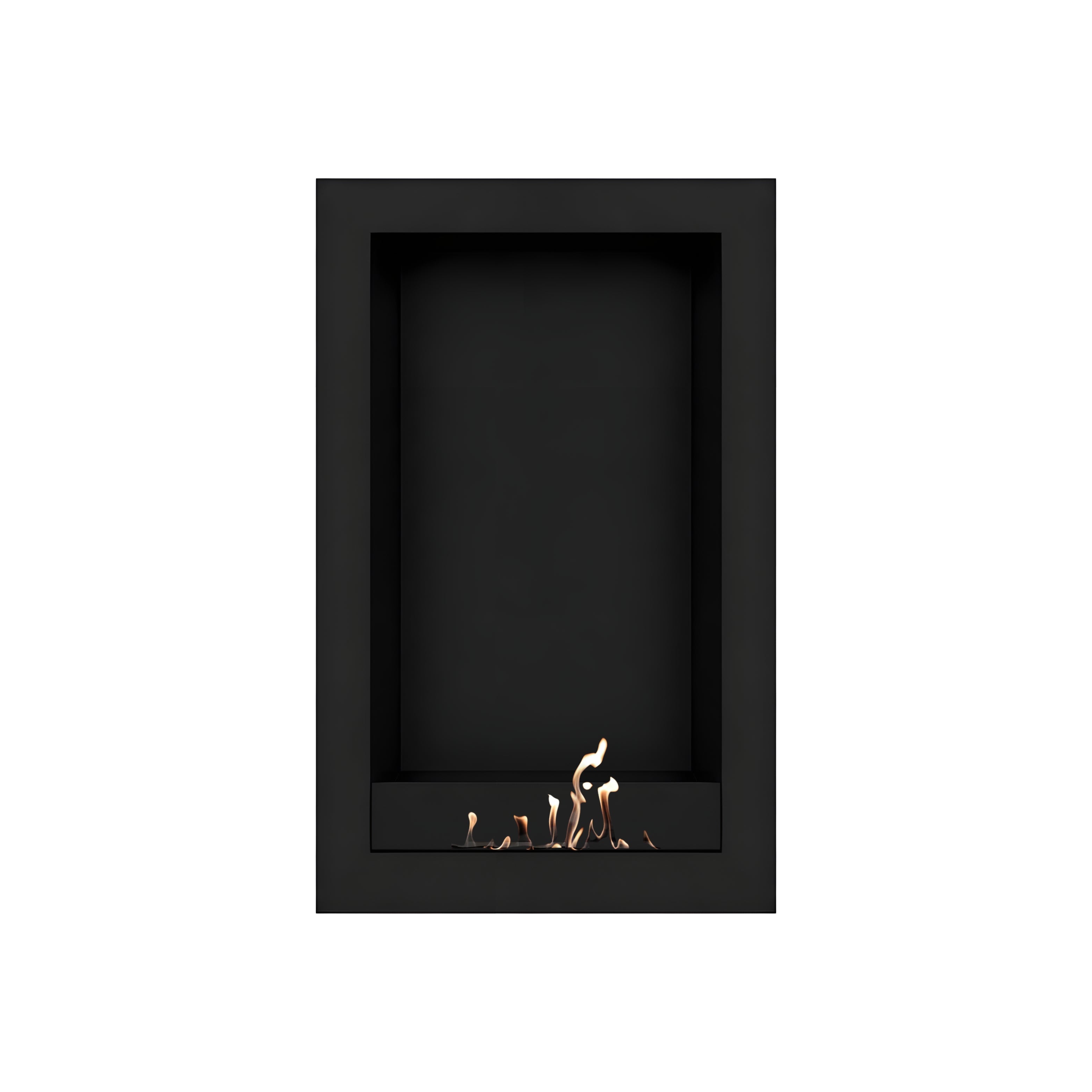 Selected Box Vertical Wandhaard Zwart 60 x 140 cm