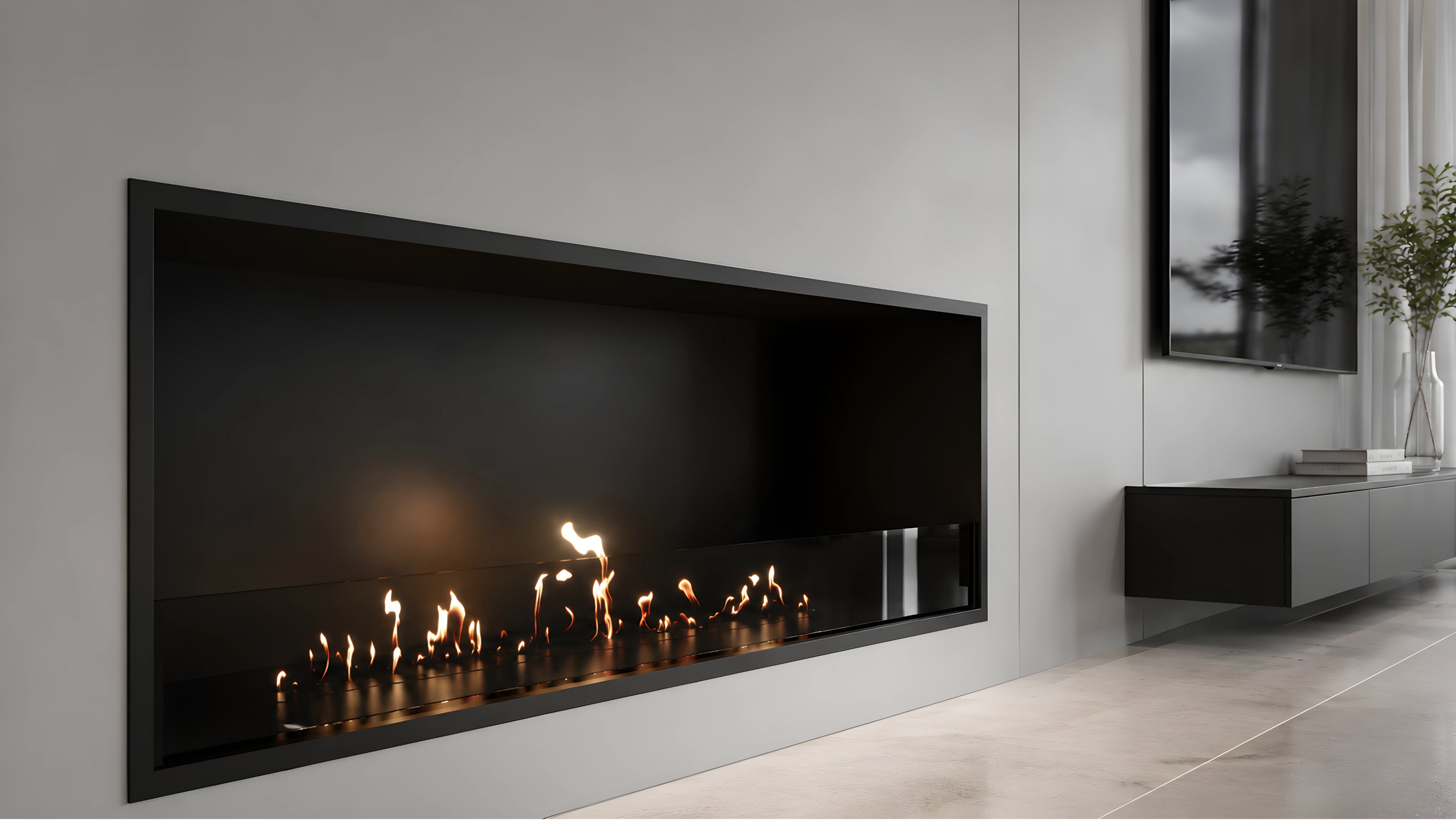 Selected Enkelzijdige Inbouwhaard 130 cm
