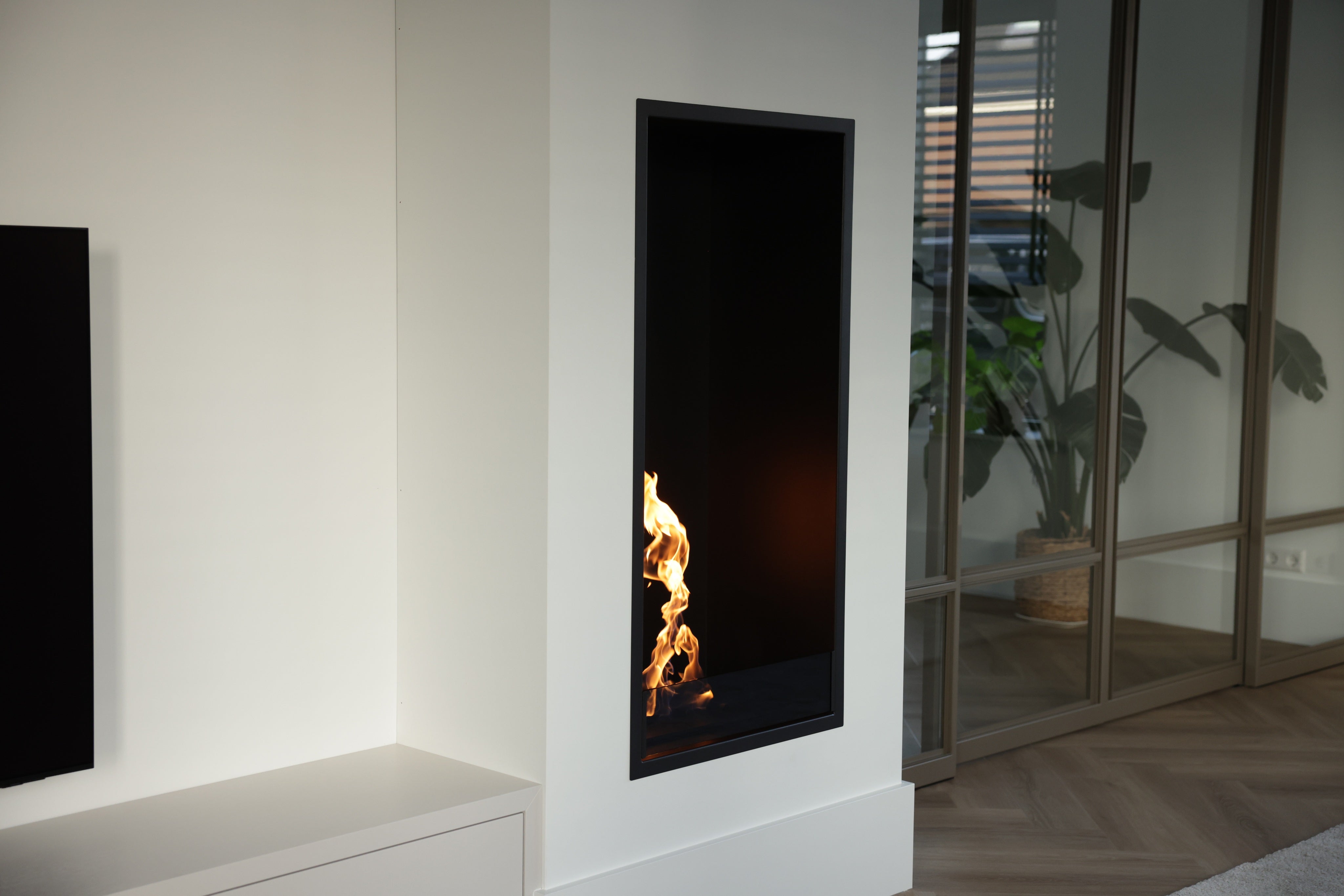 Selected Vertical Enkelzijdige Inbouwhaard 60 x 100 cm