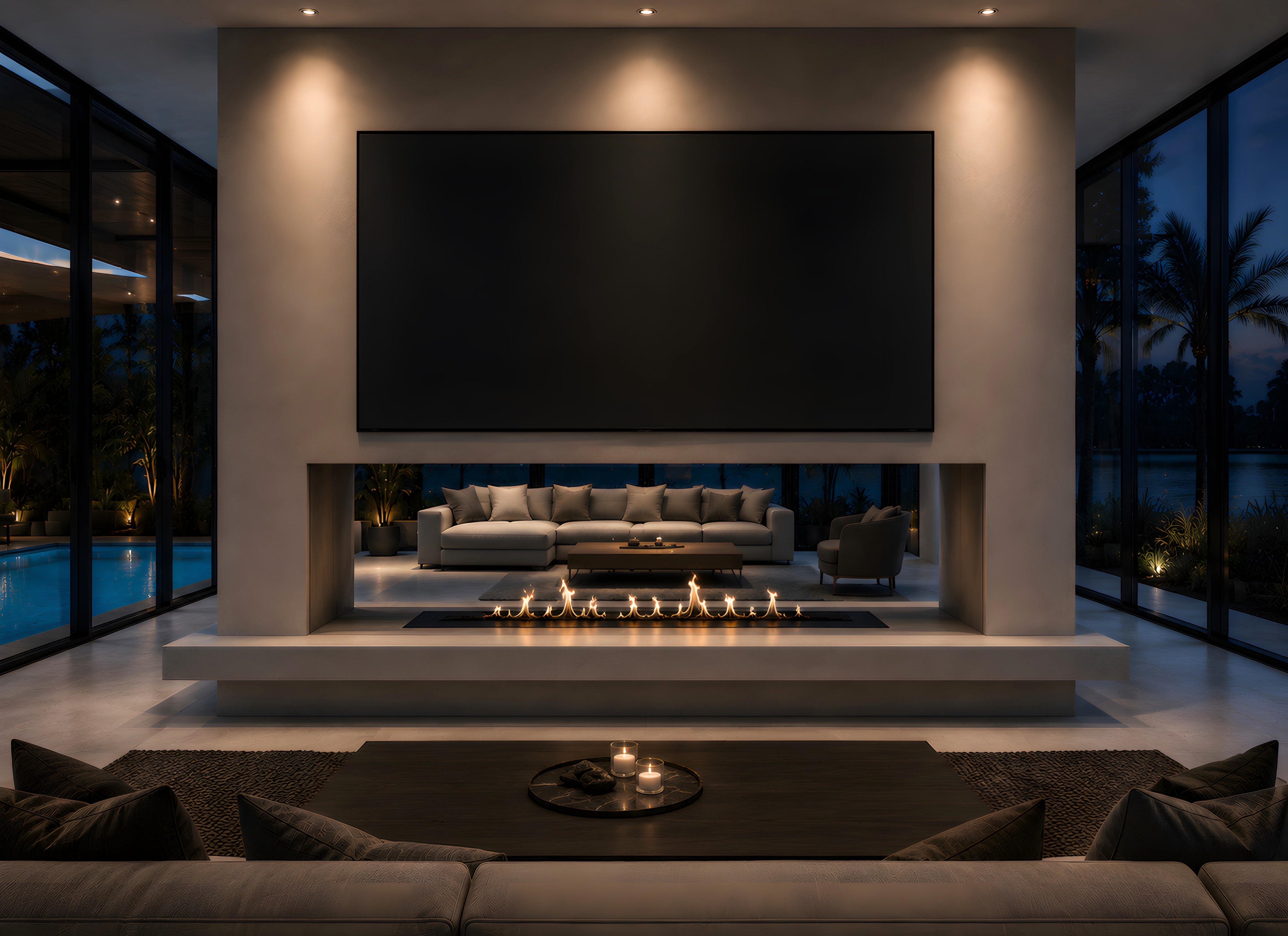 Bio Ethanol Line Burner 100 CM