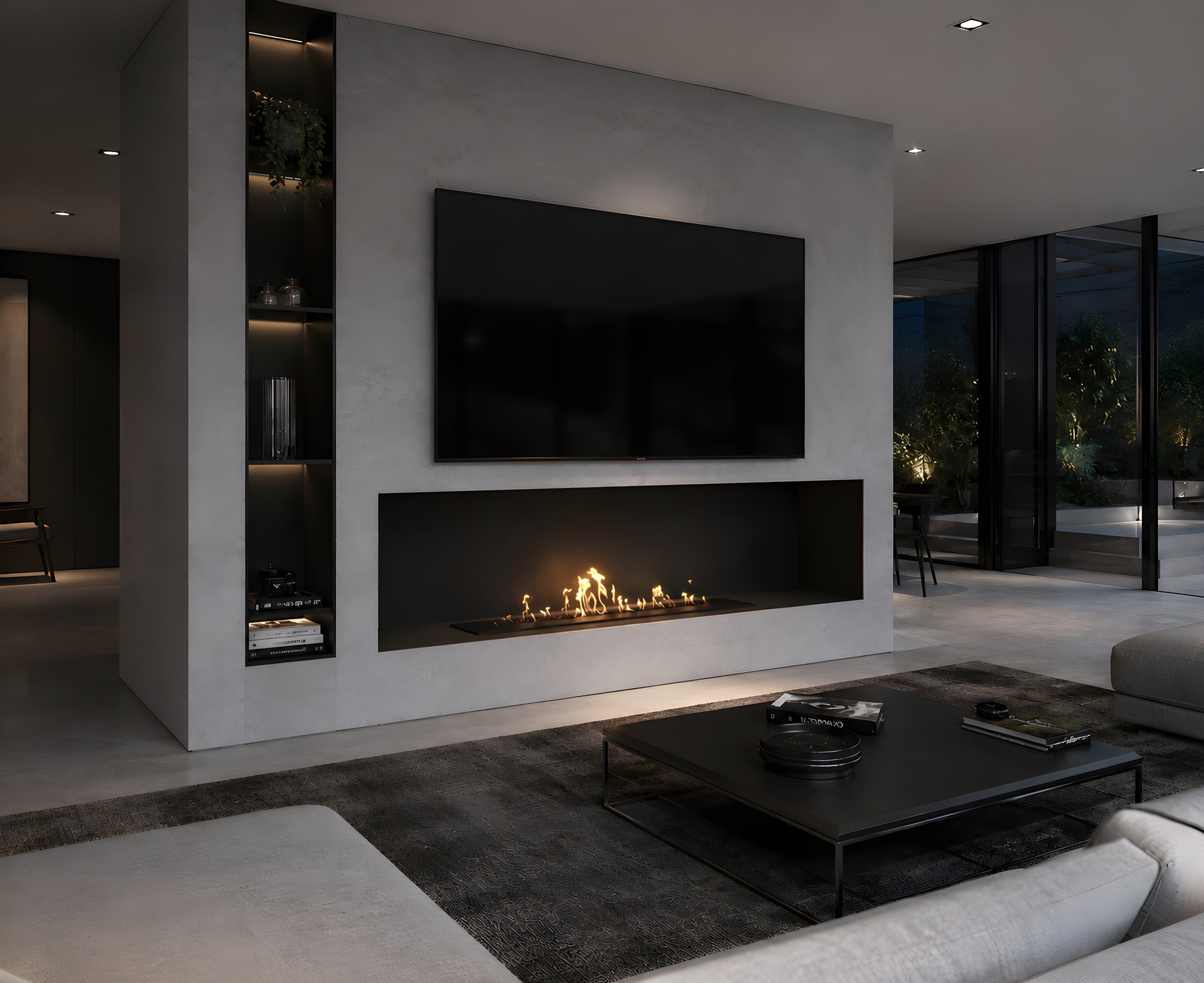 Bio Ethanol Line Burner 150 CM