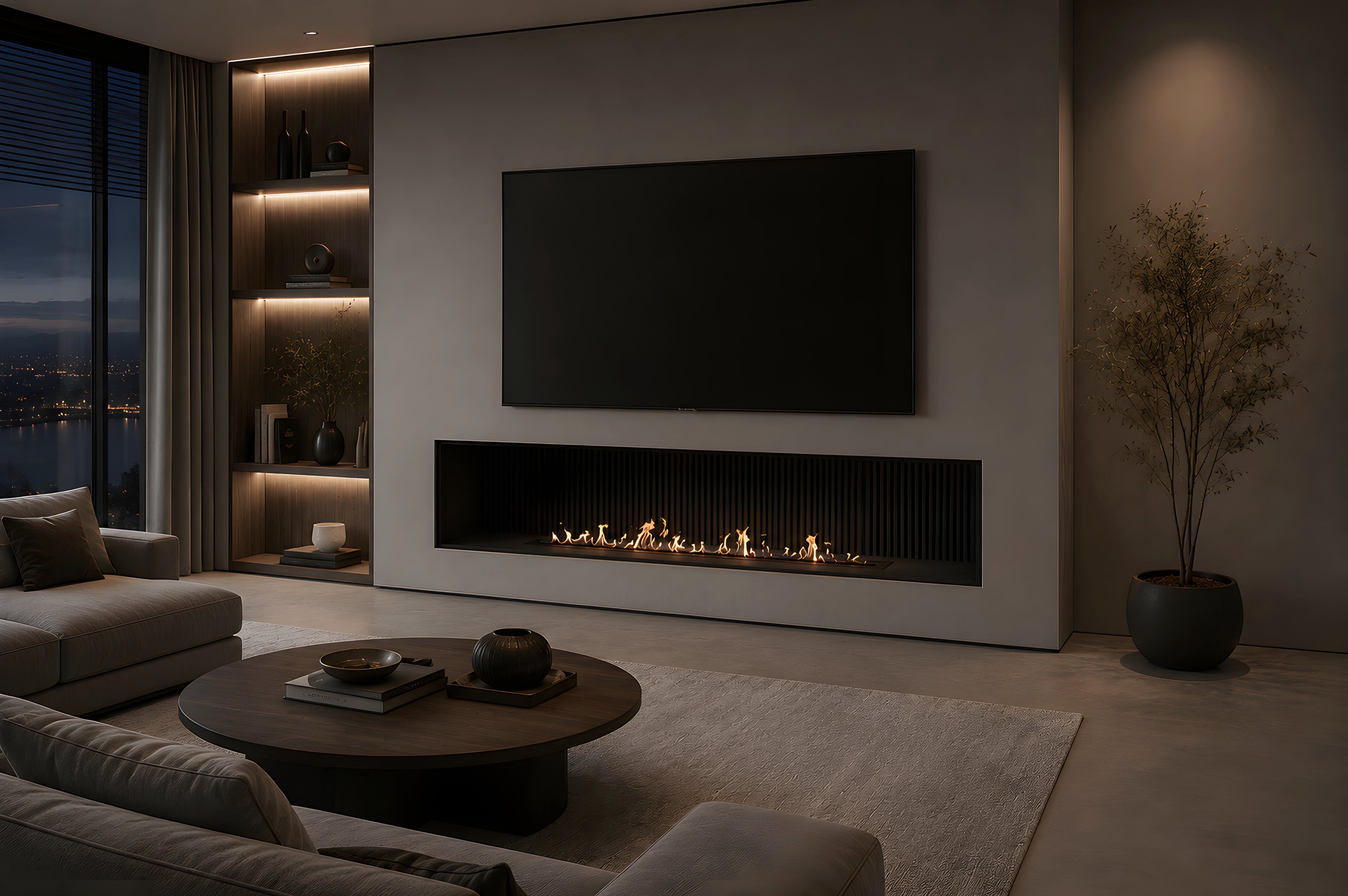 Bio Ethanol Line Burner 170 CM