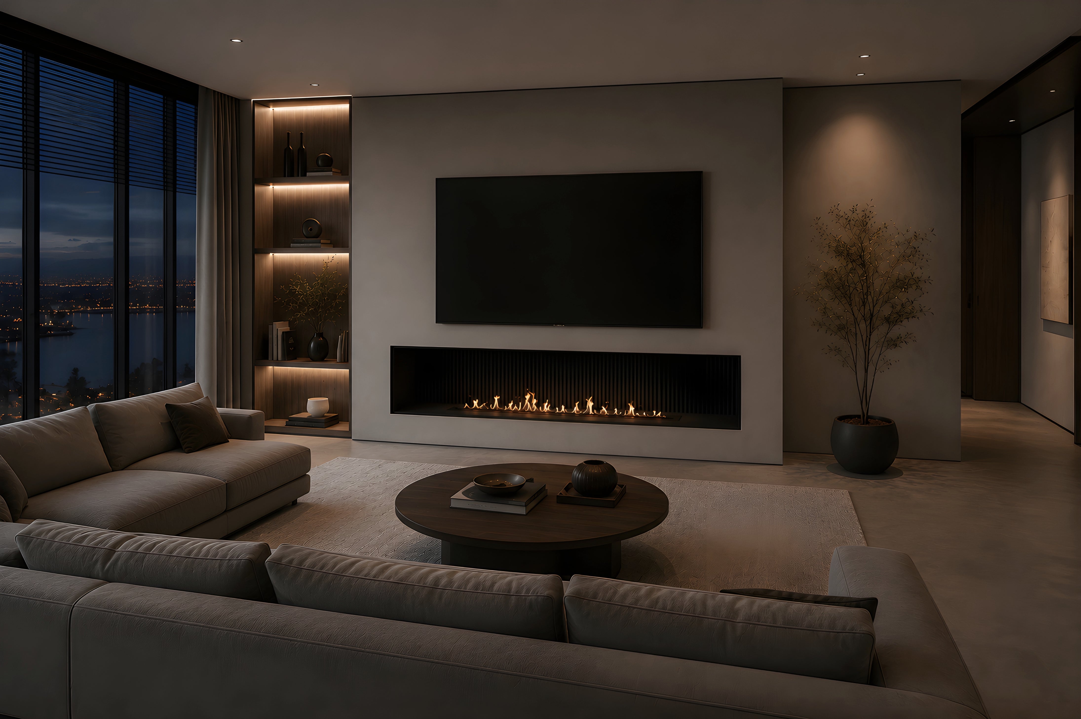 Bio Ethanol Line Burner 170 CM