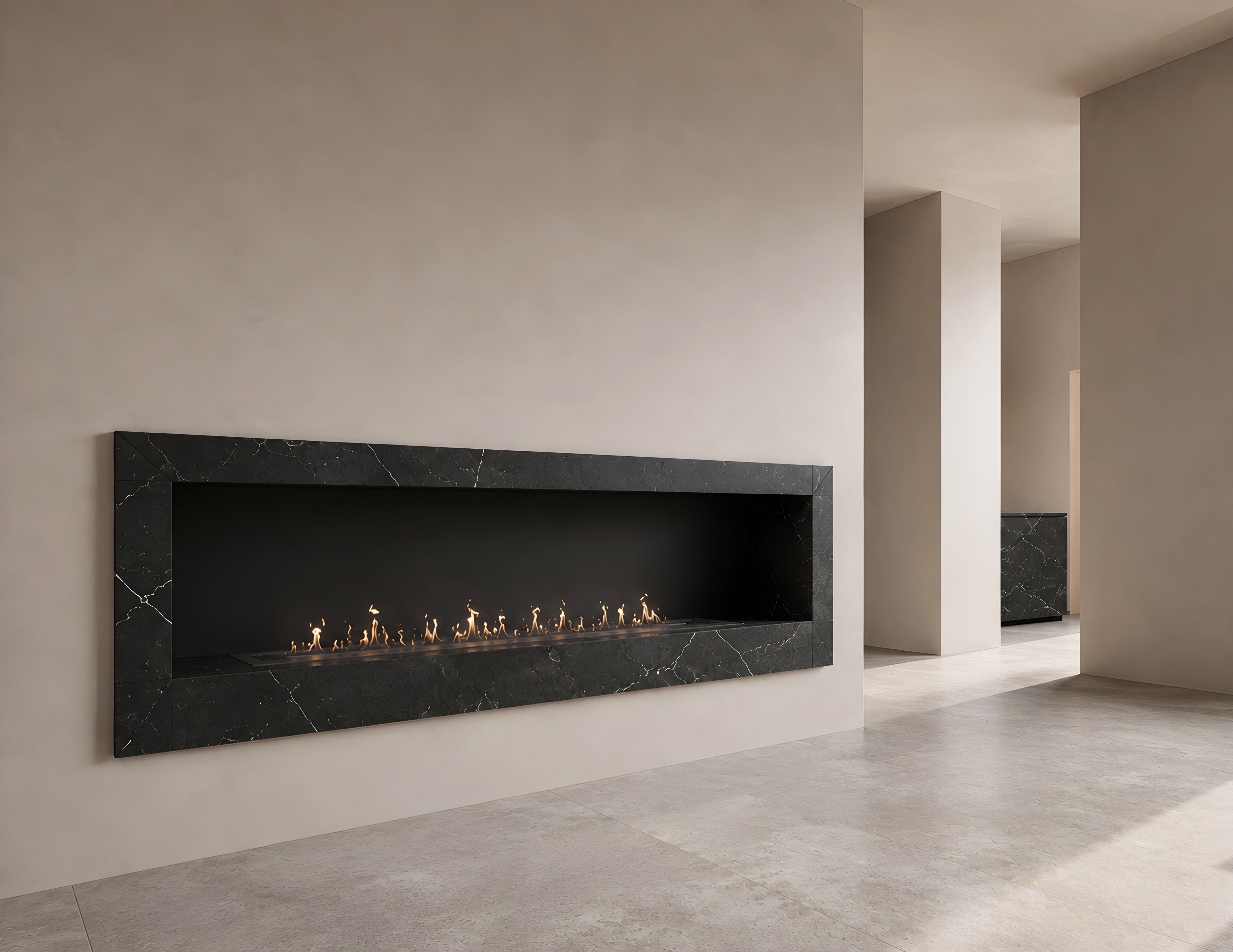 Bio Ethanol Line Burner 180 CM