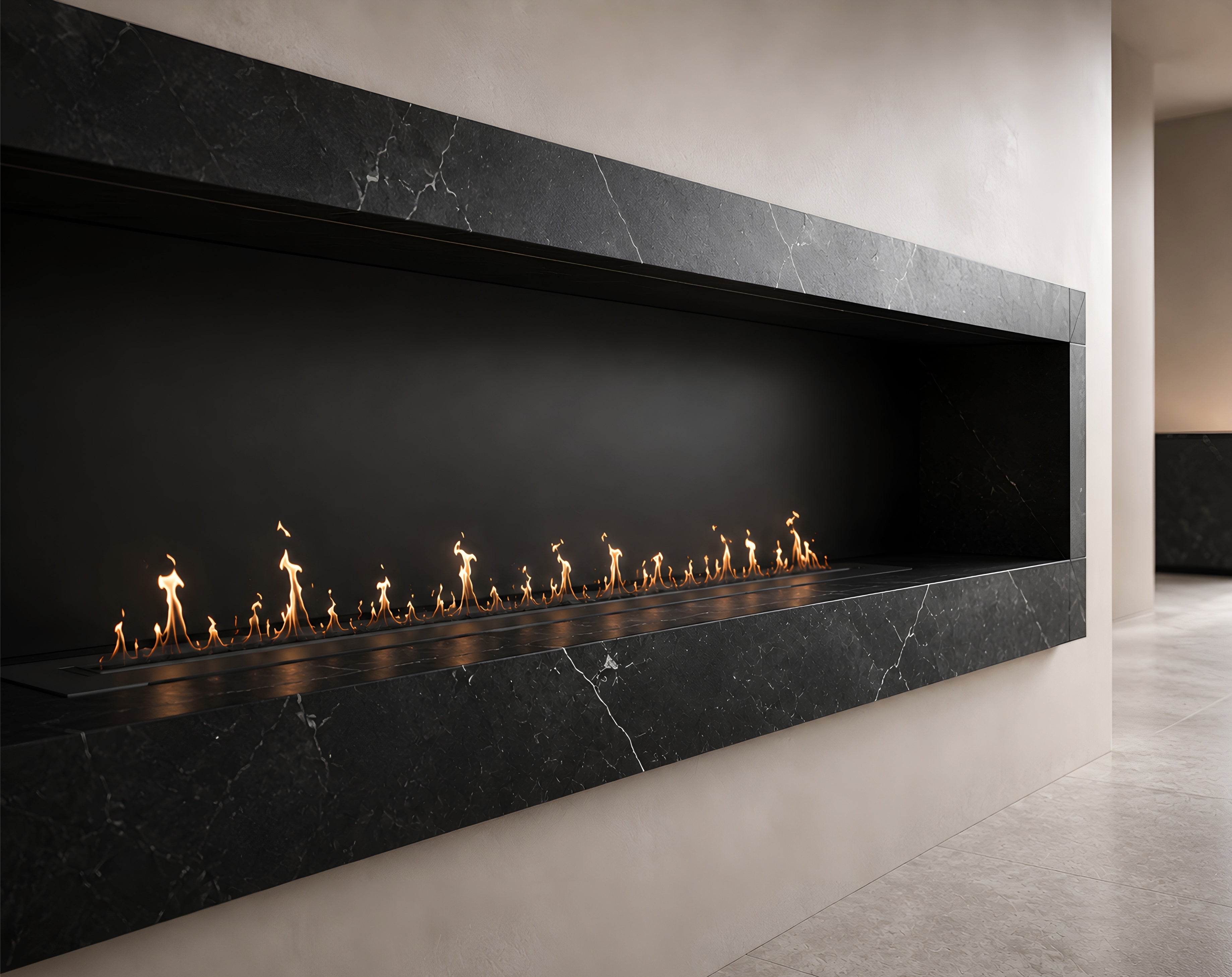 Bio Ethanol Line Burner 180 CM