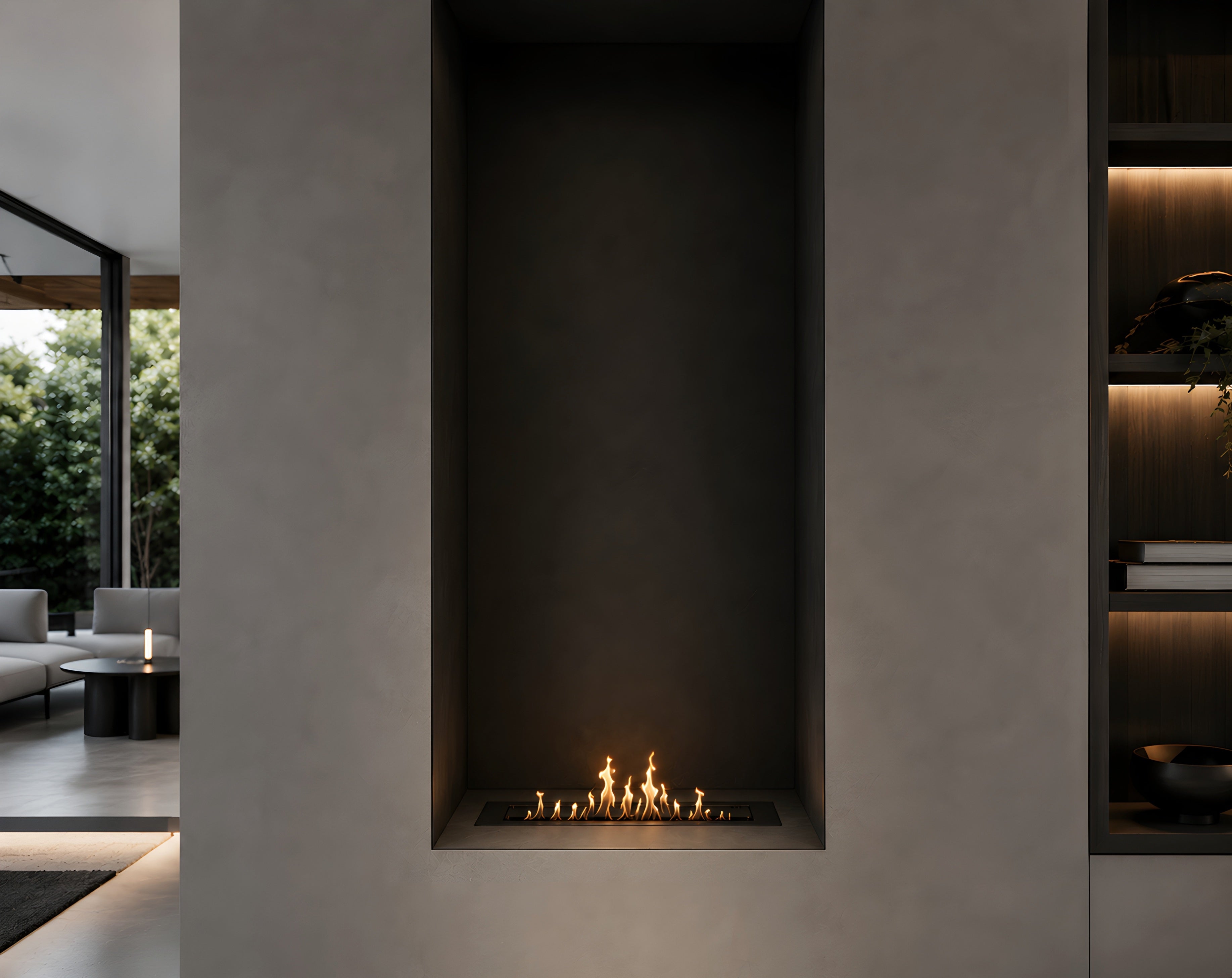 Solo Line Inbouwbrander 50 cm