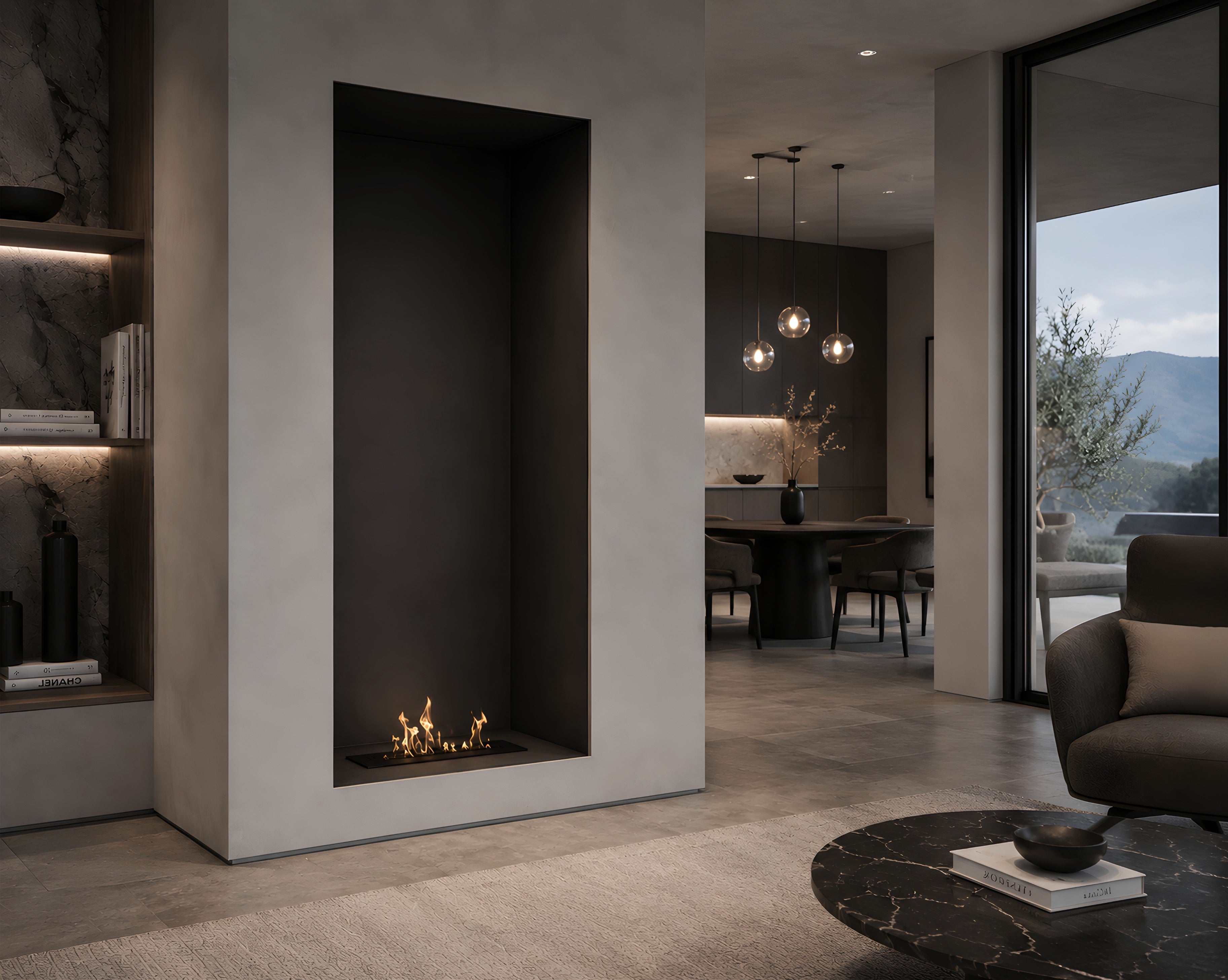 Solo Line Inbouwbrander 50 cm
