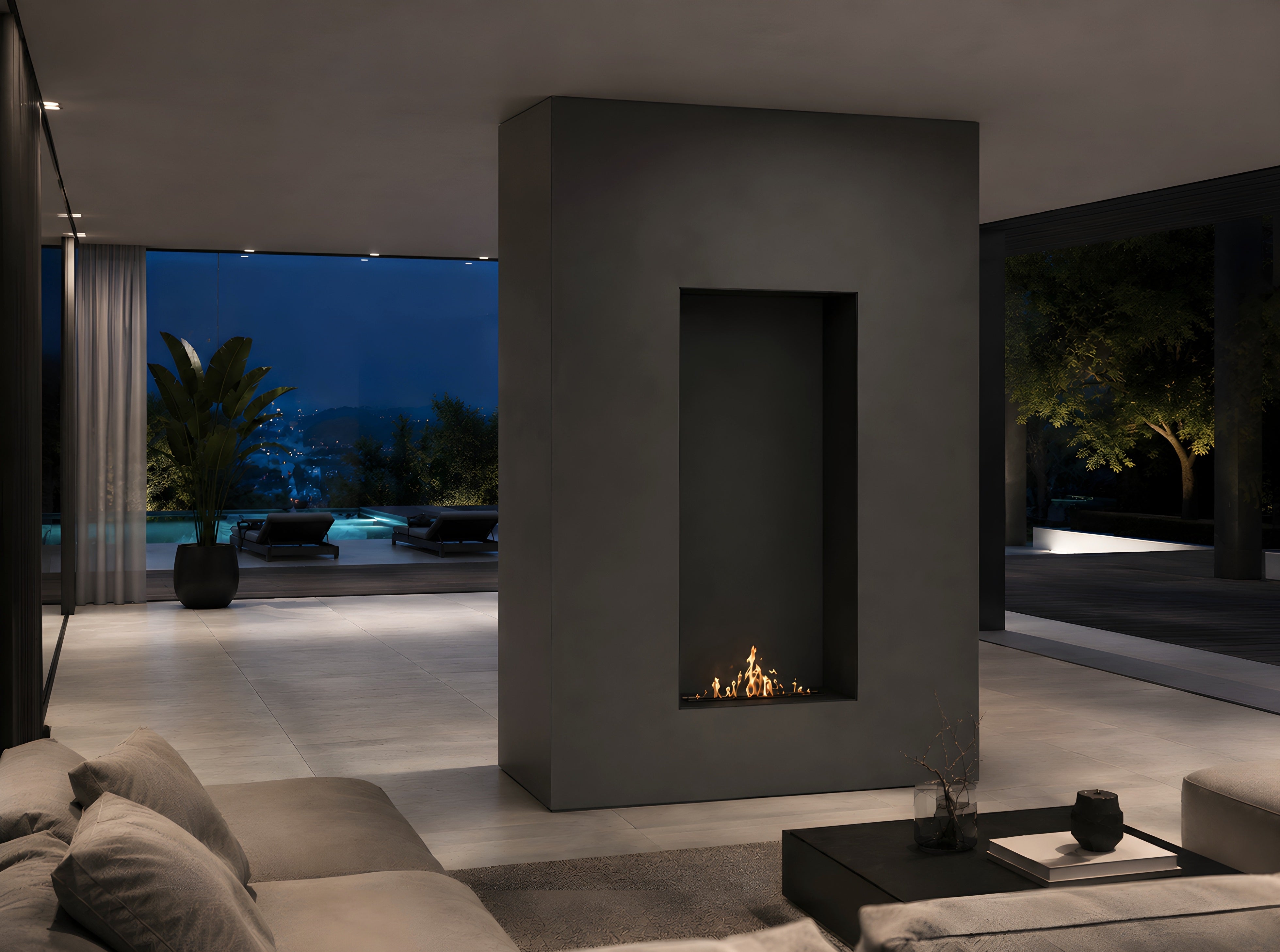 Solo Line Inbouwbrander 60 cm