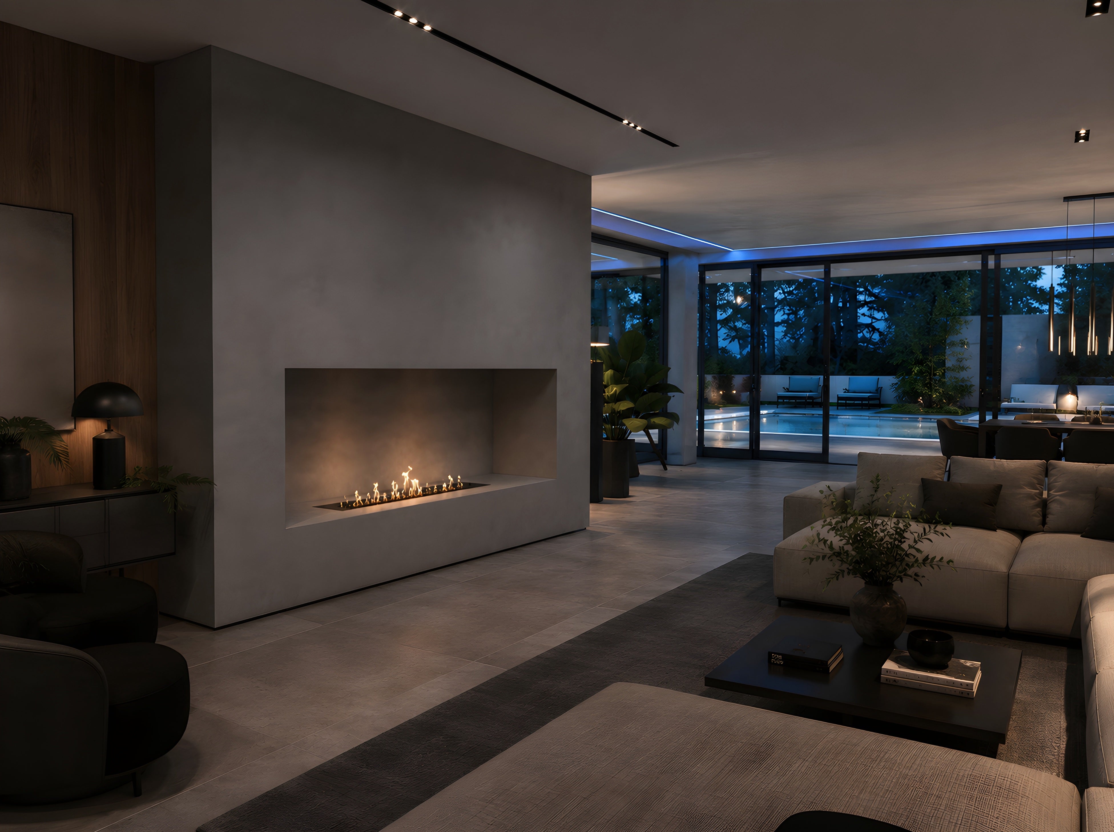 Bio-Ethanol Line Burner 90 CM