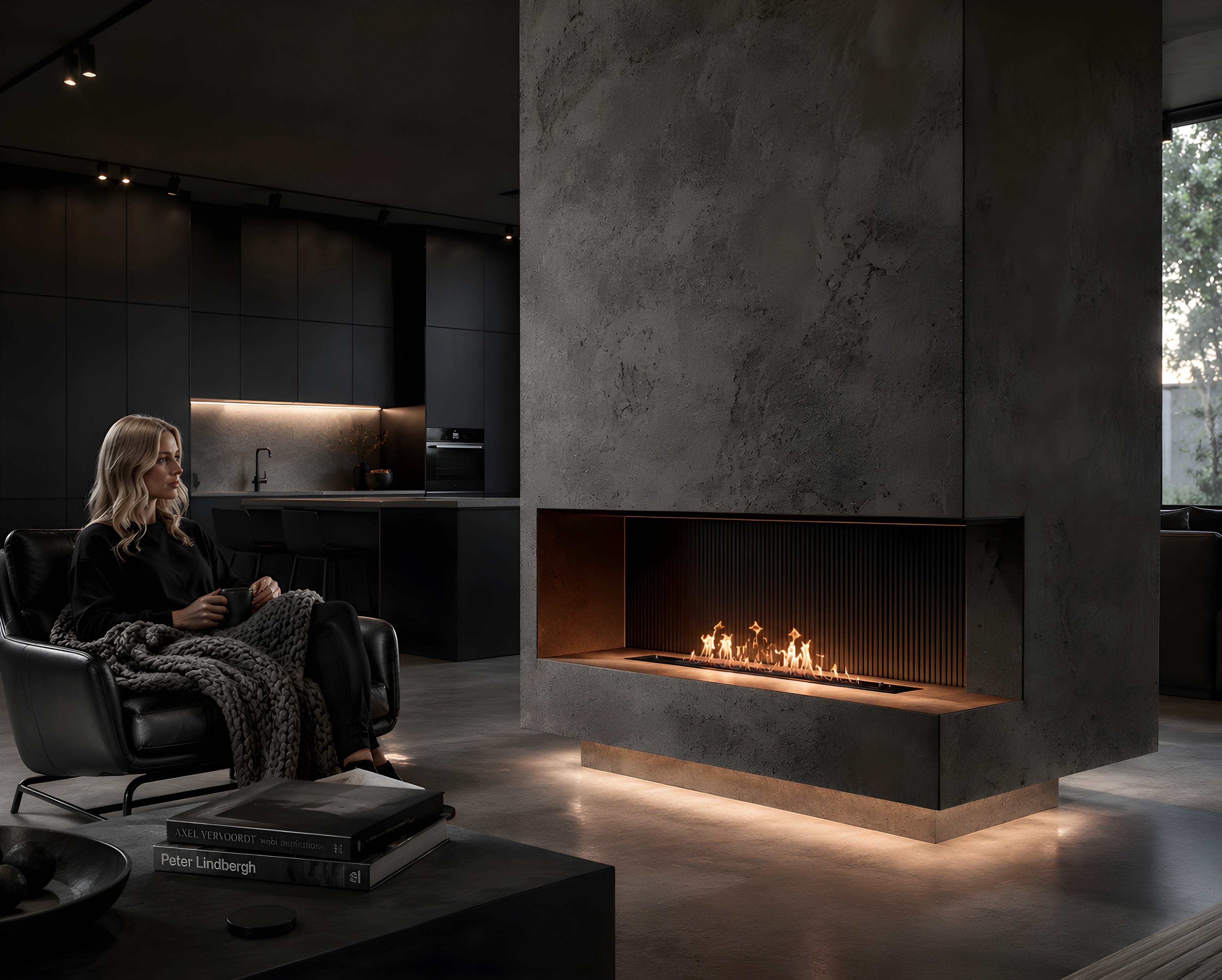 Solo Line Inbouwbrander RVS 70 cm