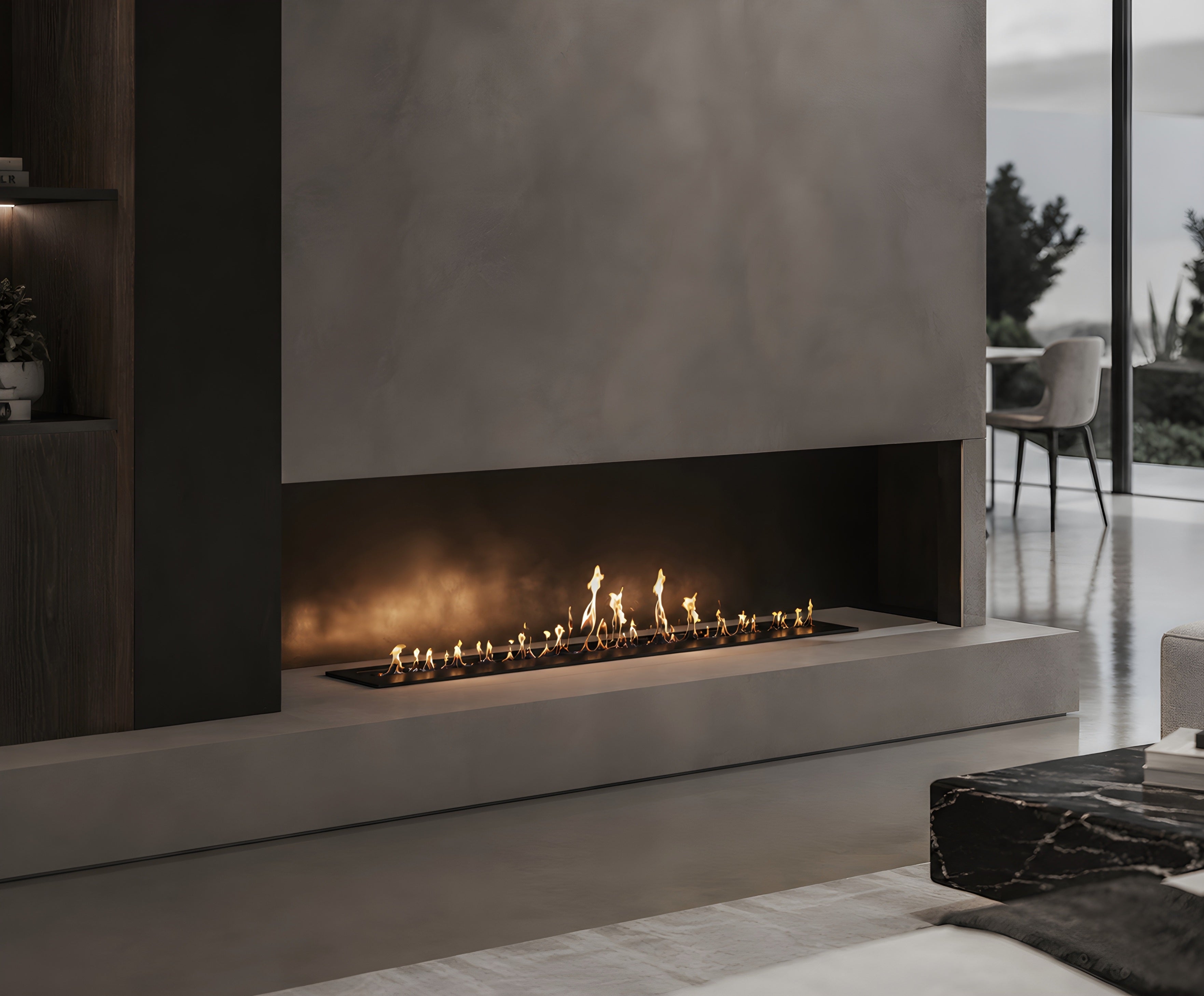 Solo Wave Inbouwbrander 200 cm