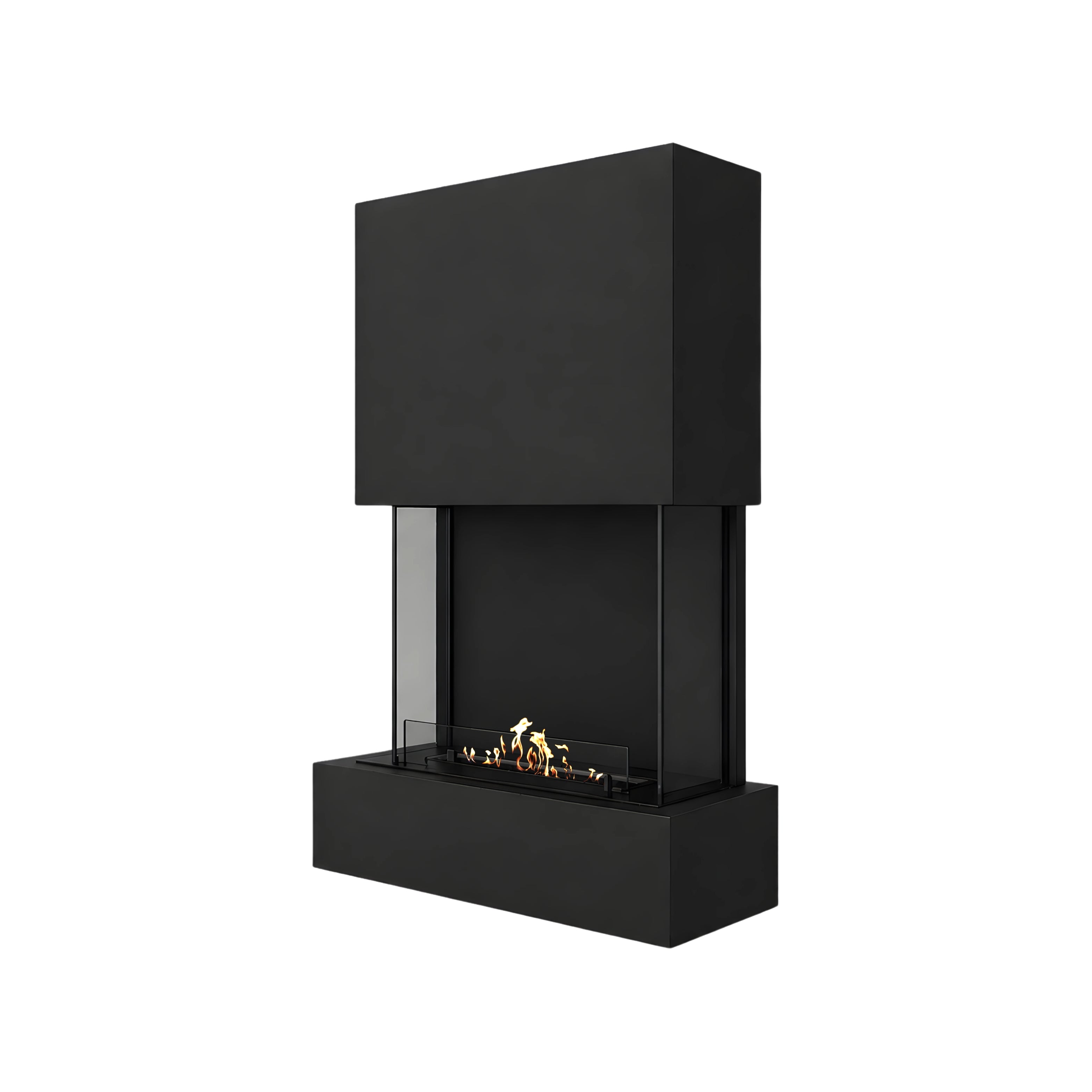Sure Bio Ethanol Vrijstaand Haard Zwart H200 cm