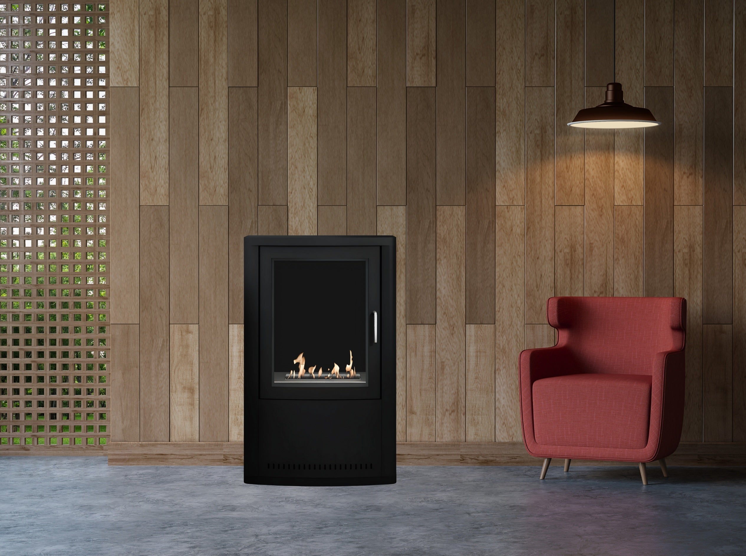 Talas Bio Ethanol Vrijstaand Haard H96 cm