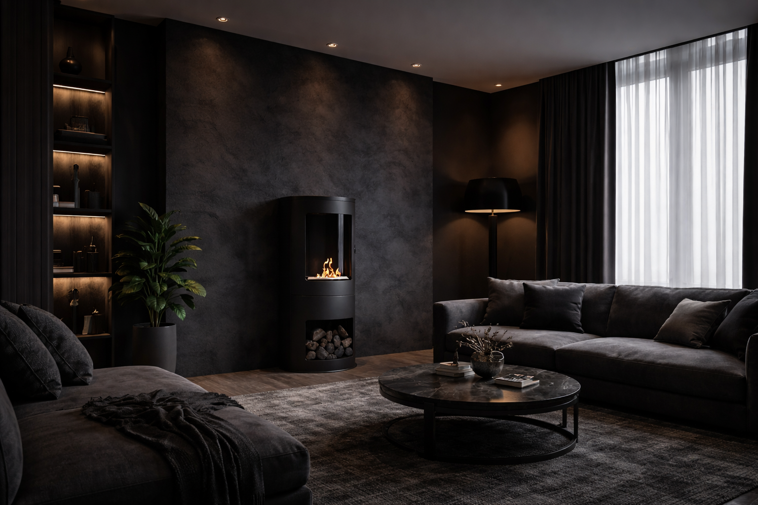 Tina Bio-Ethanol Vrijstaand Kachelhaard H96 cm