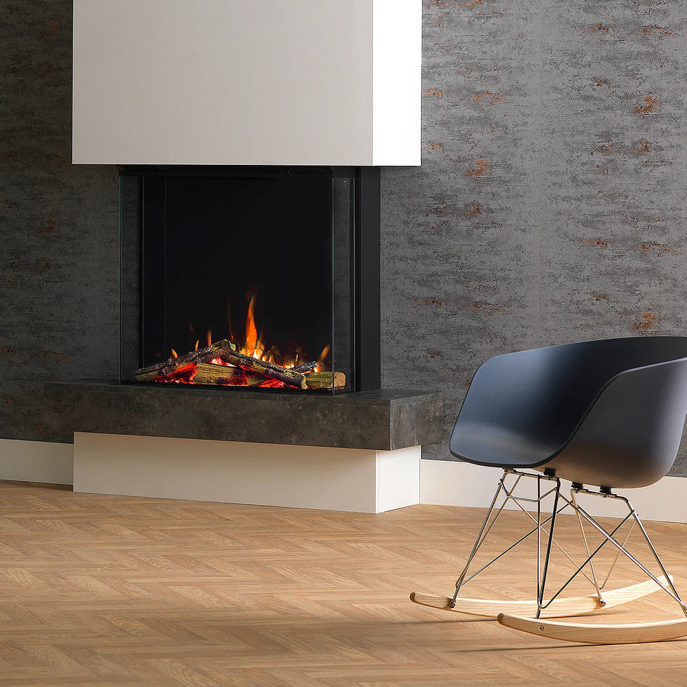 Trimline Solus Elektrische Inbouwhaard Driezijdig 75 cm