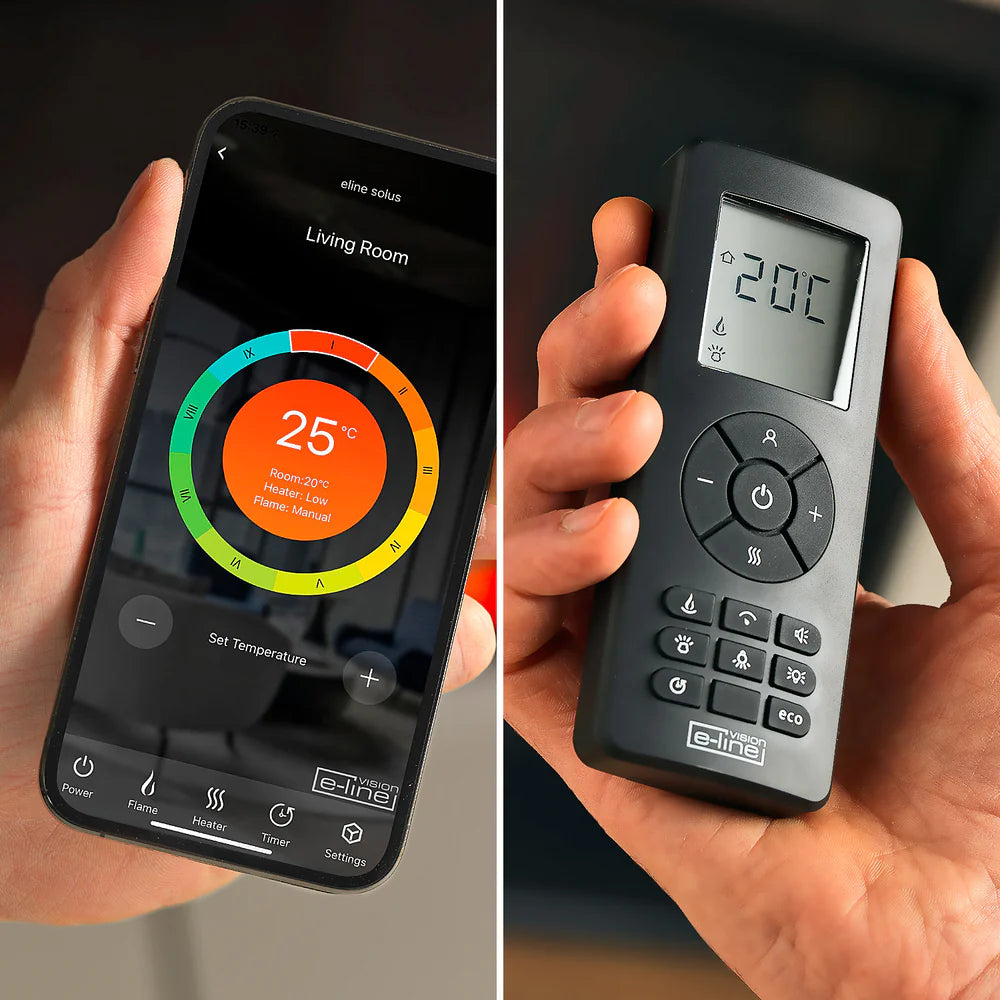 Trimline Solus Elektrische Inbouwhaard Hoek Rechts 75 cm