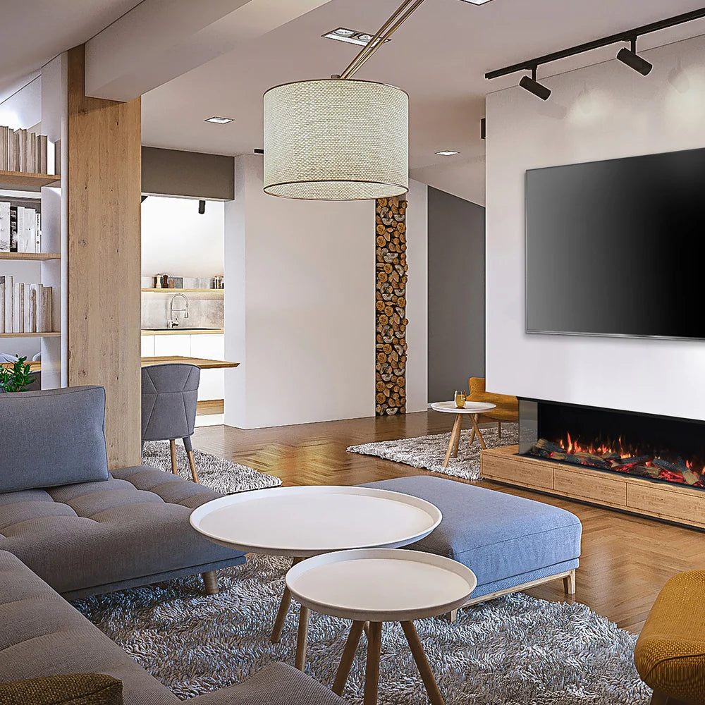 Trimline Solus Elektrische Inbouwhaard Hoek Links 150 cm